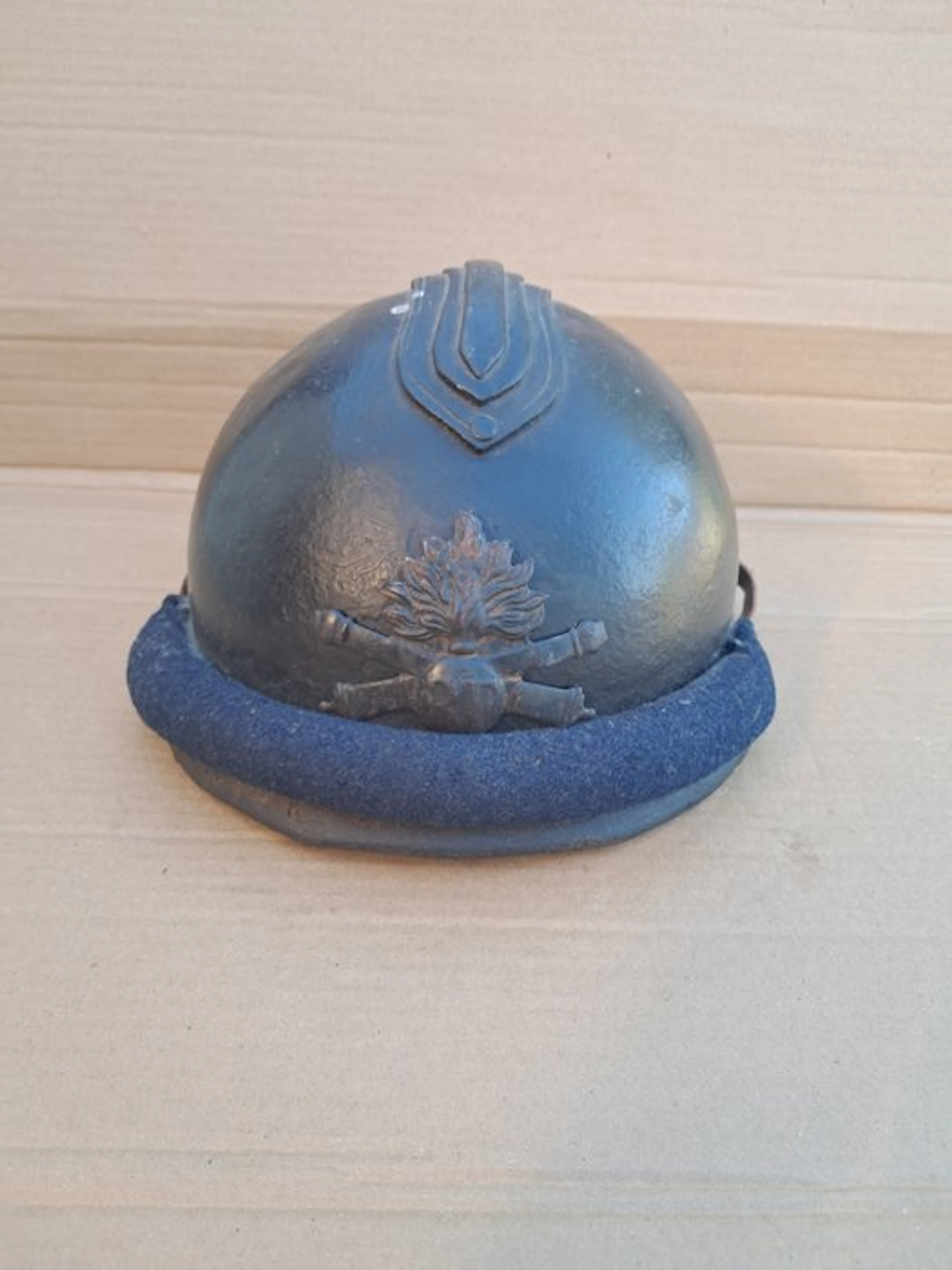 France - Armoured Corps - Military helmet - Adrian battle tanks - 1918