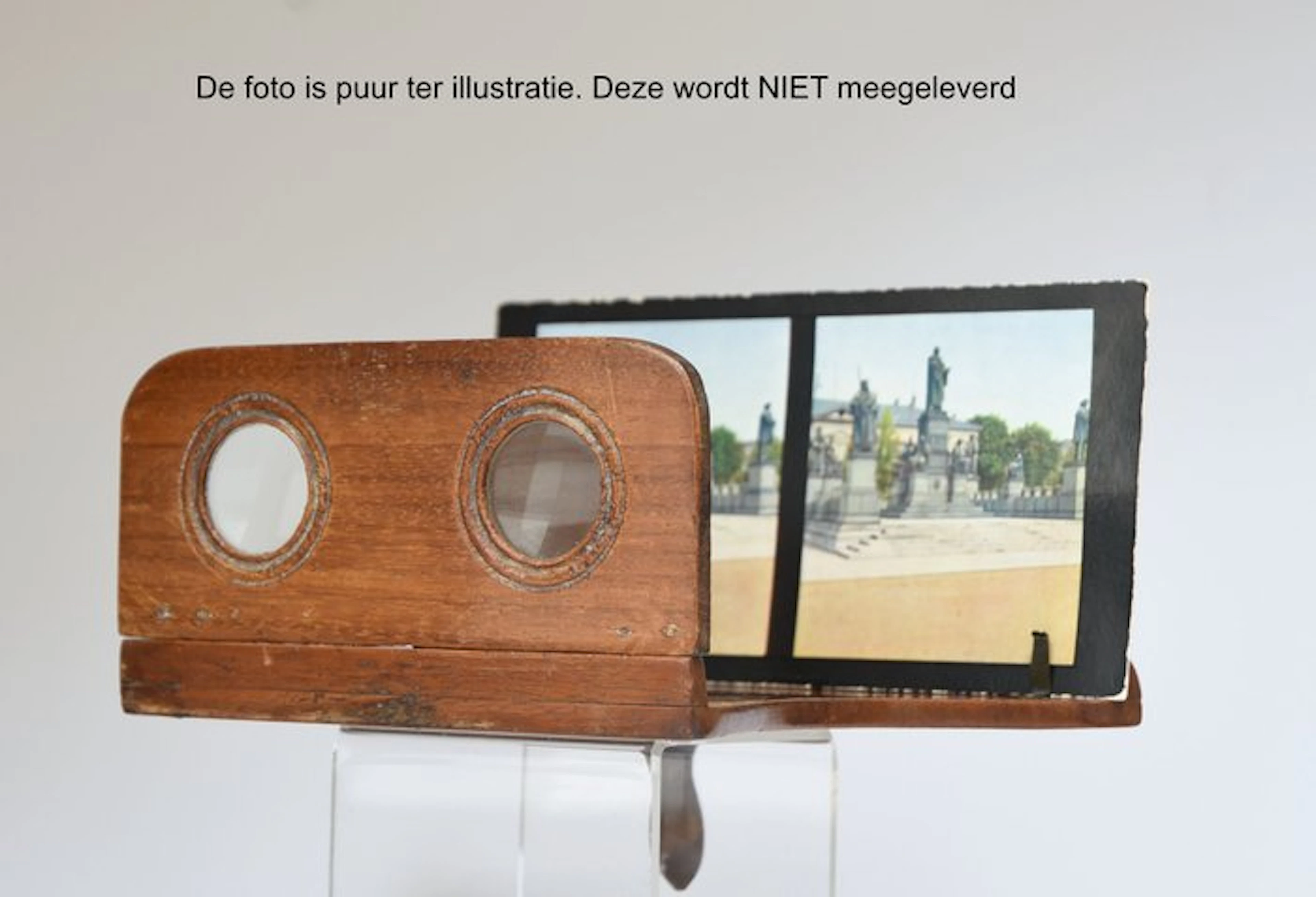 Merkloos Inklapbare handmodel stereoviewer Stereo viewer