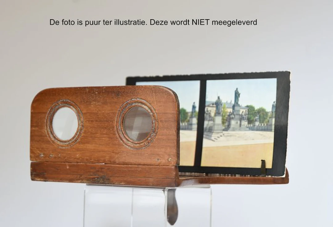 Merkloos Inklapbare handmodel stereoviewer Stereo viewer