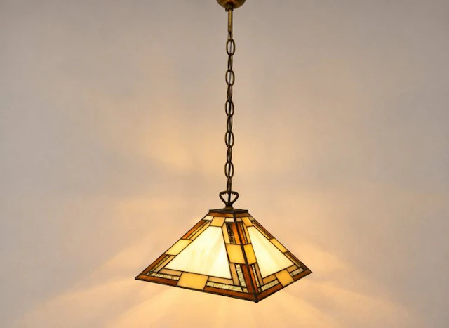 Tiffany style - Ceiling lamp - Glass - ceiling lamp