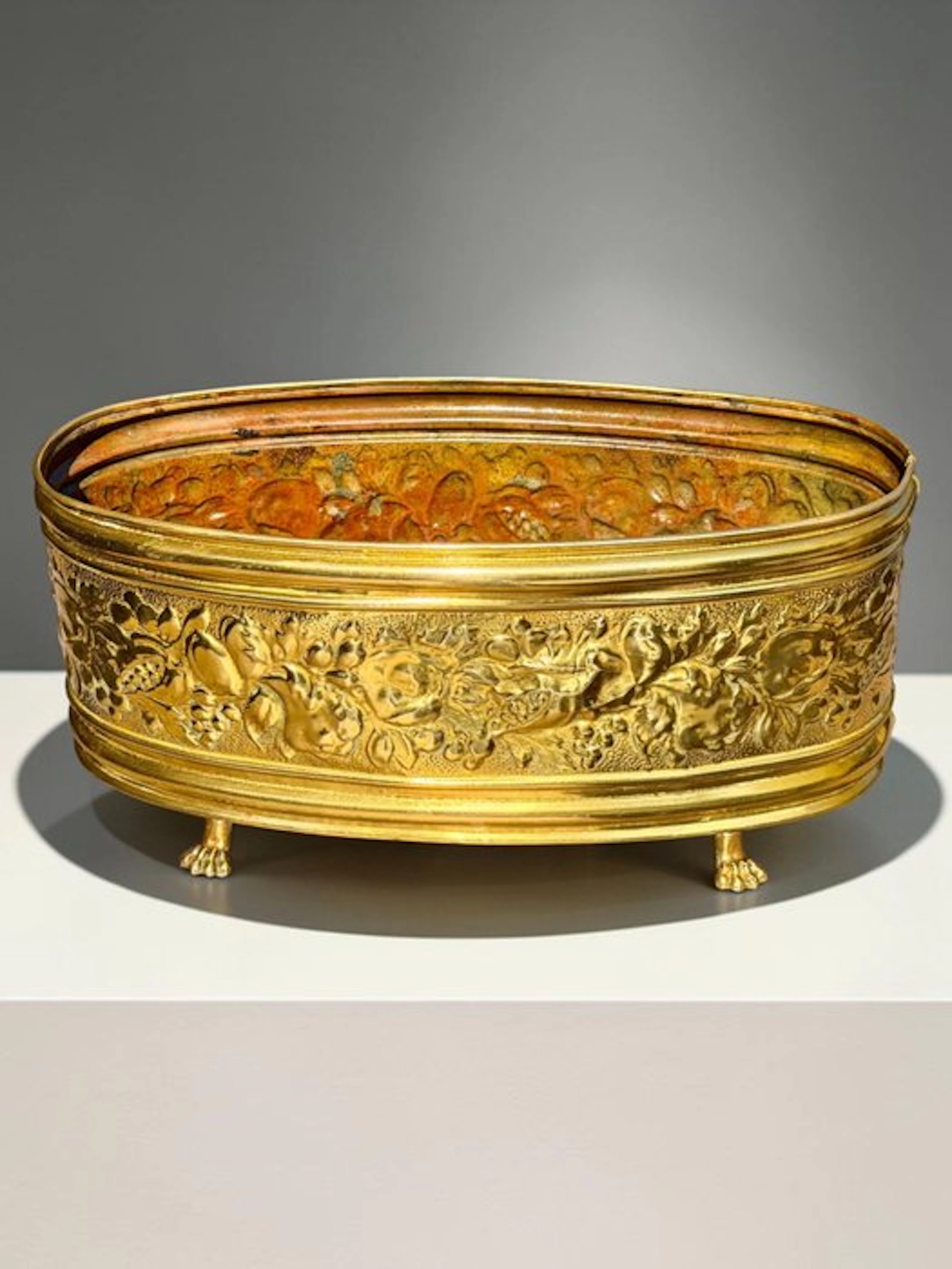 Jardinière - Brass - 1920s Art Deco