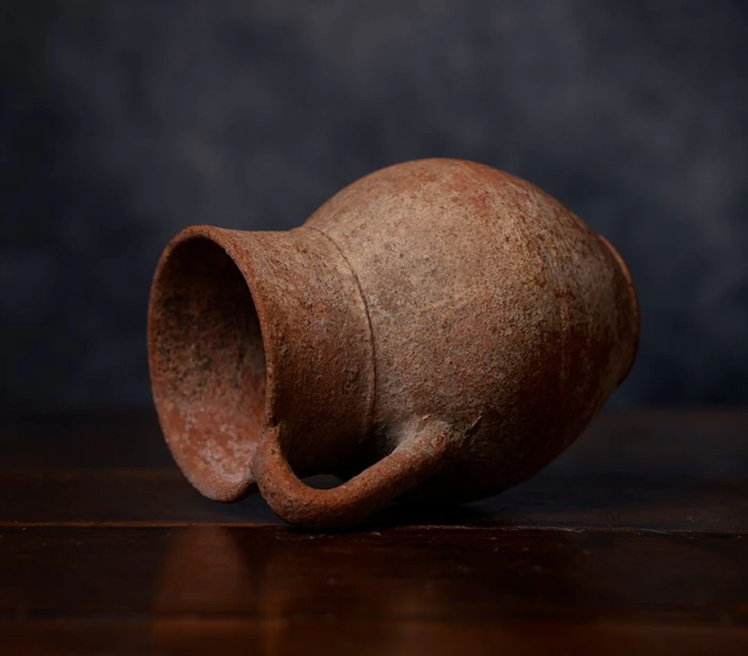 Ancient Greece, ceramic vessel - 13 cm