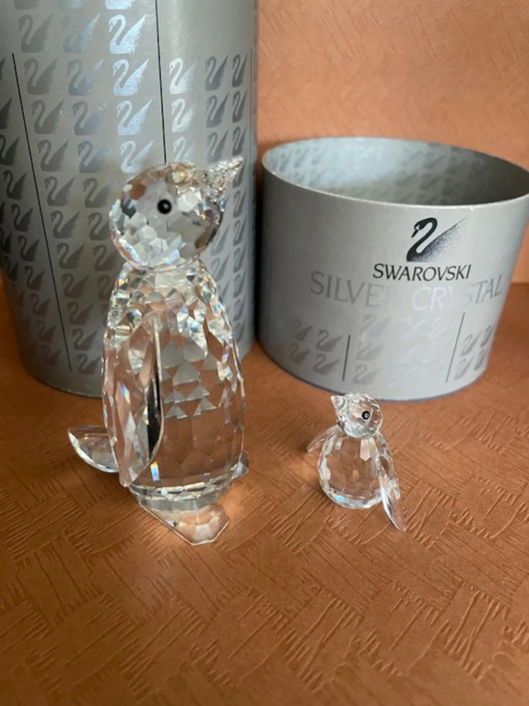 Swarovski - Figurine - Set Pinguins - Boxed (2) - Crystal