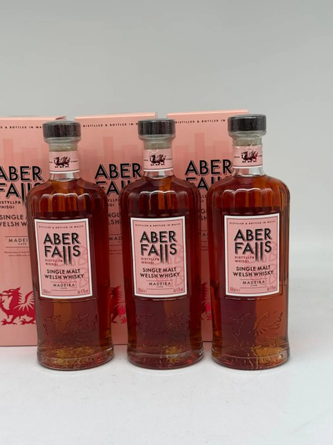 Aber Falls - Madeira Cask - Welsh Single Malt - 70cl - 3 bottles