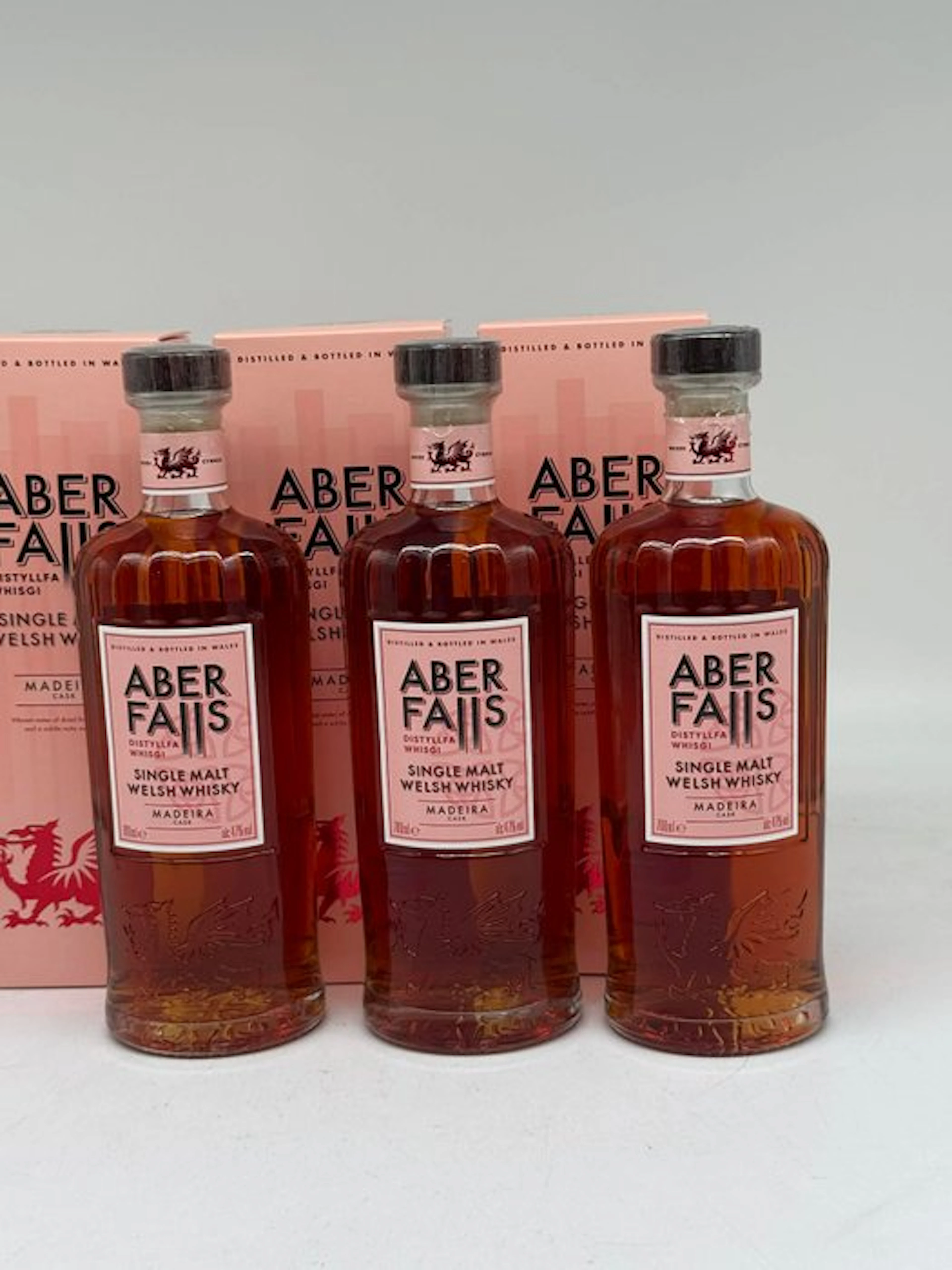 Aber Falls - Madeira Cask - Welsh Single Malt - 70cl - 3 bottles