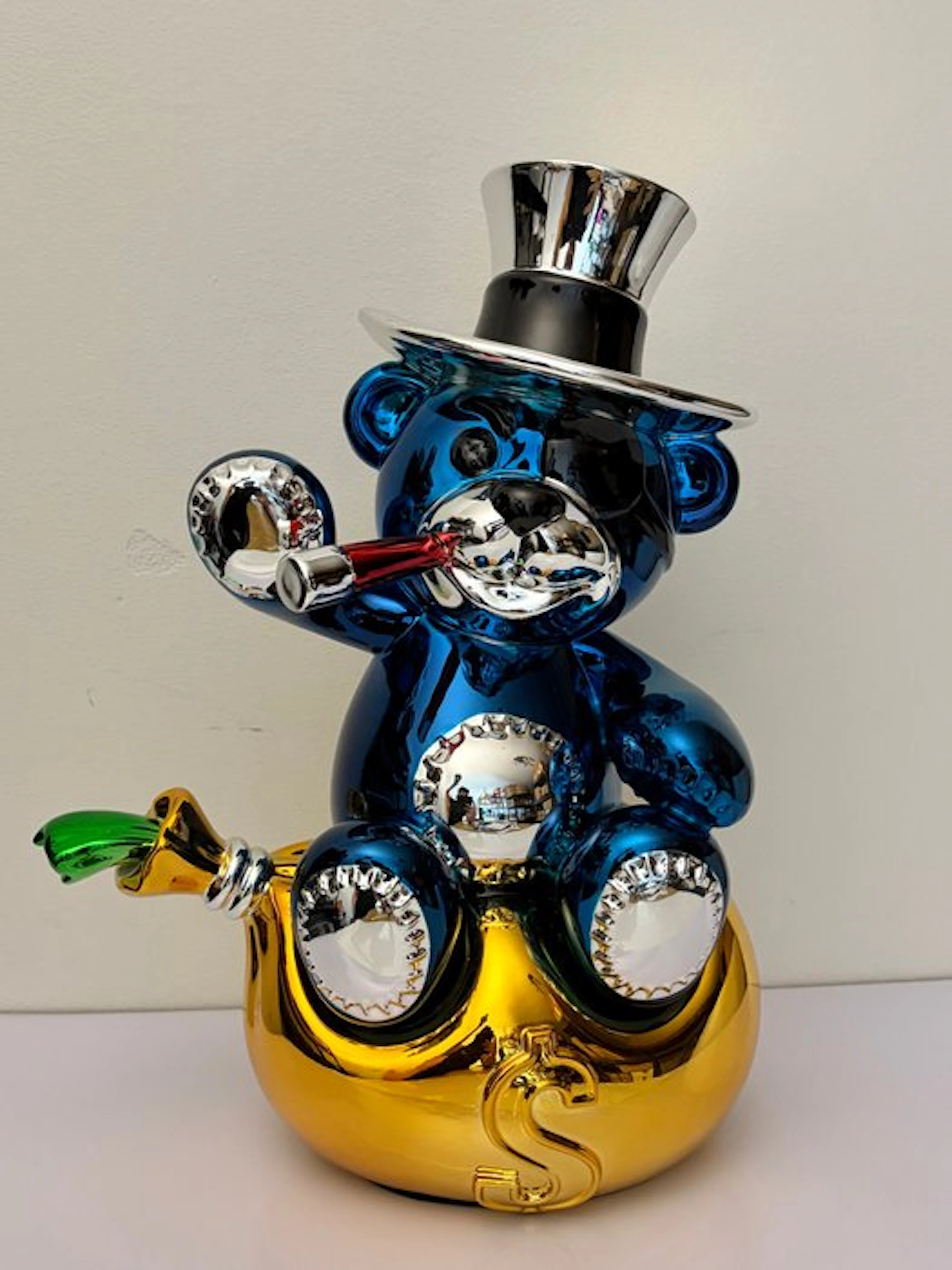 GF Exclusives - Billionaire Bear Chrome Colored Artwork By: GF Exclusives