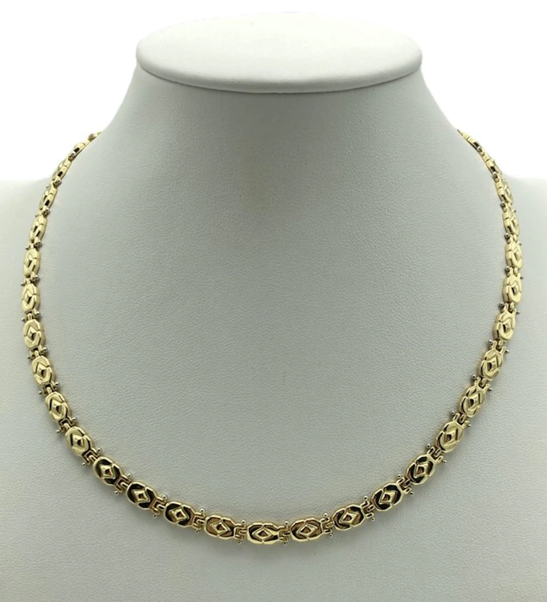 Choker necklace - 18 kt. Yellow gold, White gold