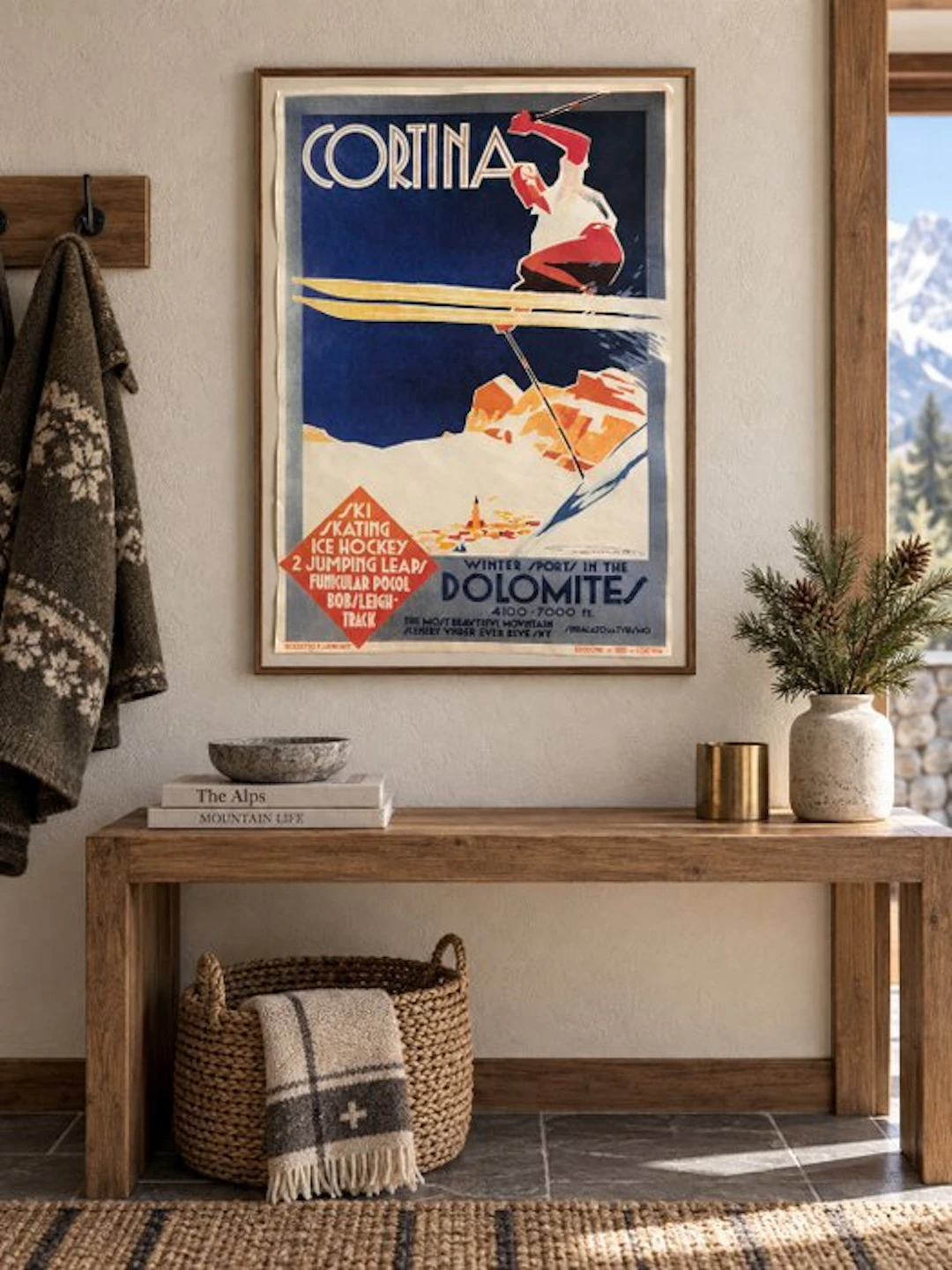Franz Lenhart - Cortina Dolomiti – Manifesto turistico...