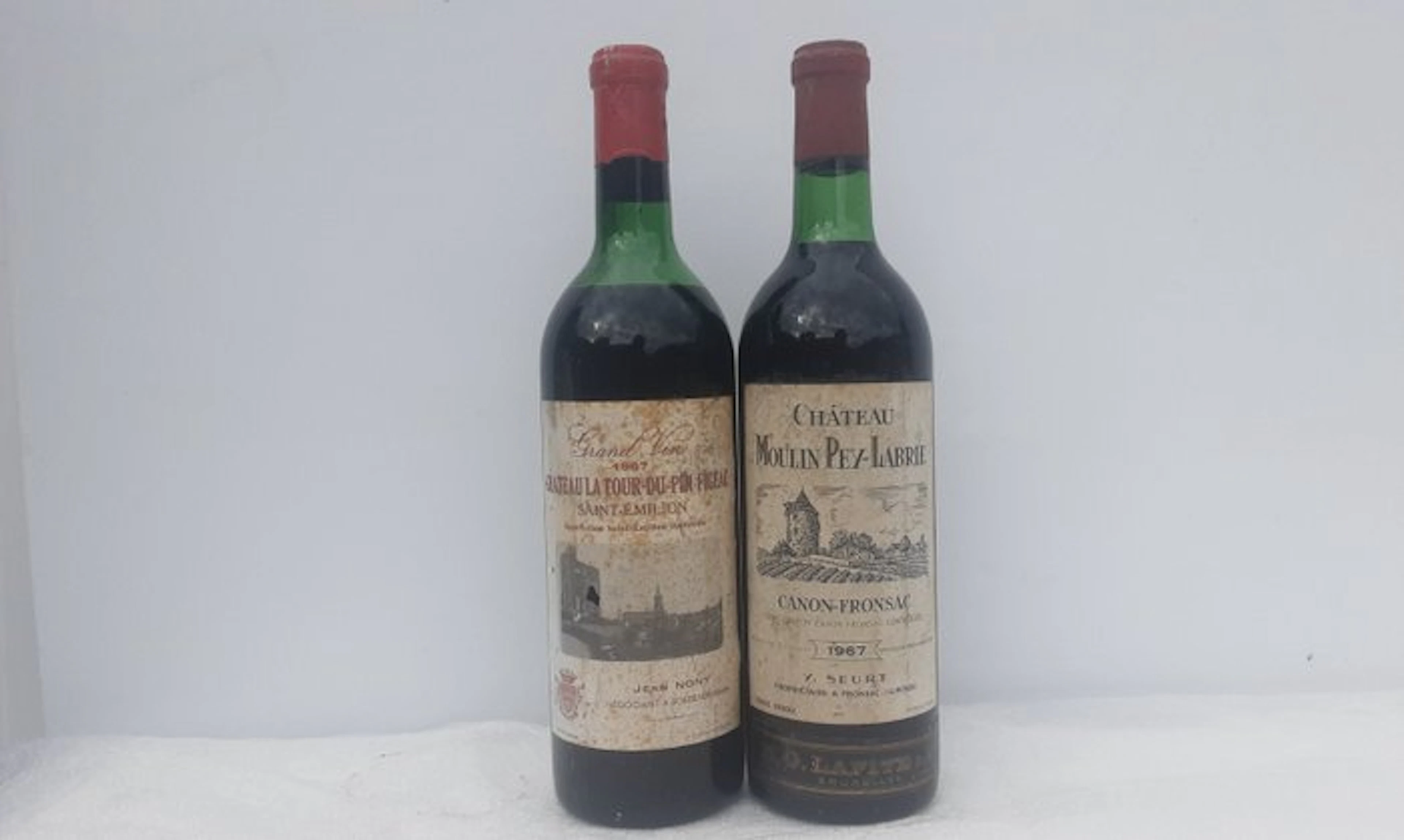 1967 Château Moulin Pey-Labrie & Château La Tour-du-Pin...
