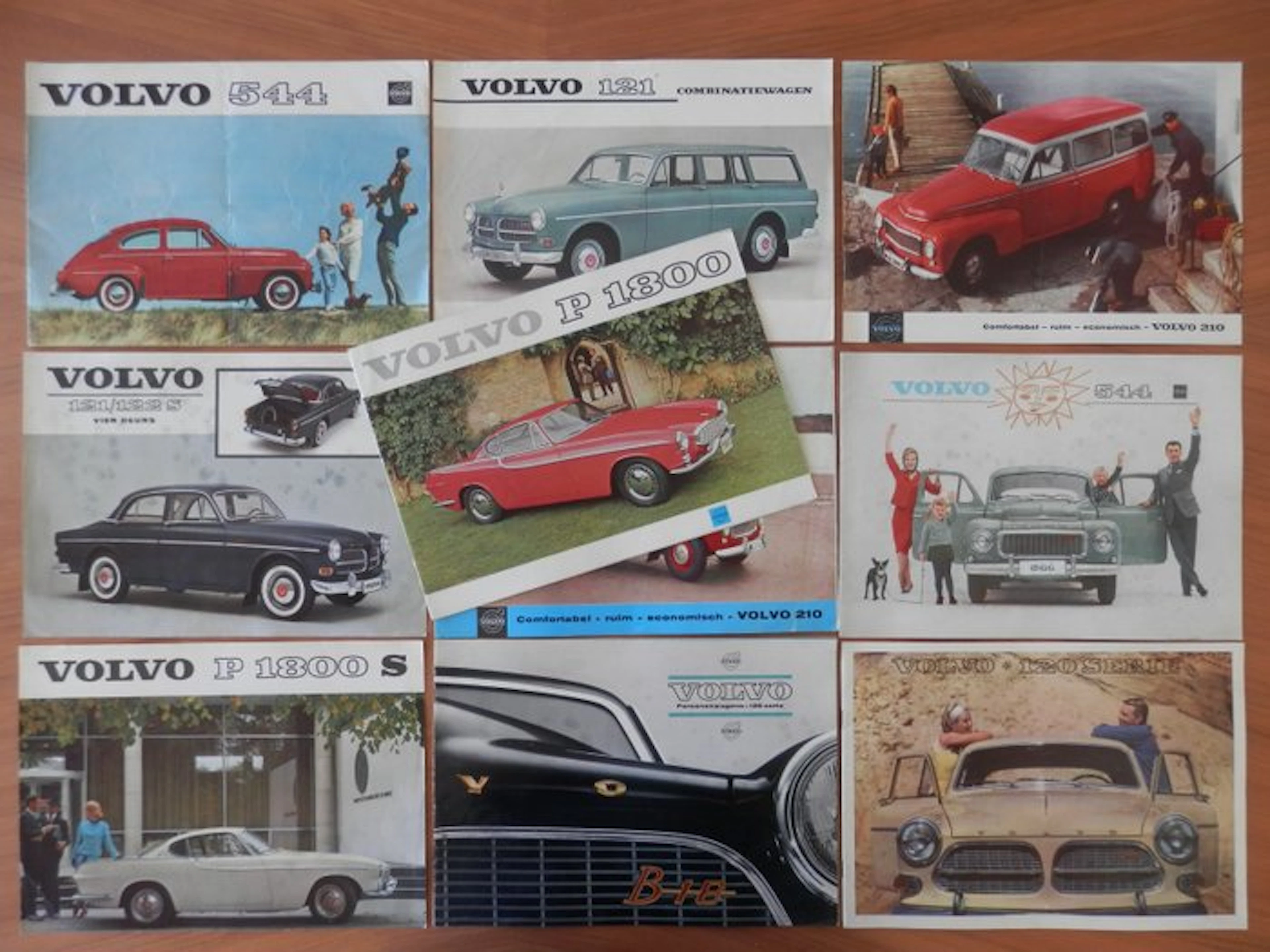 Brochure - Volvo - P 1800, P 1800 S, 210, 544, 121, 122 S, 120 Series