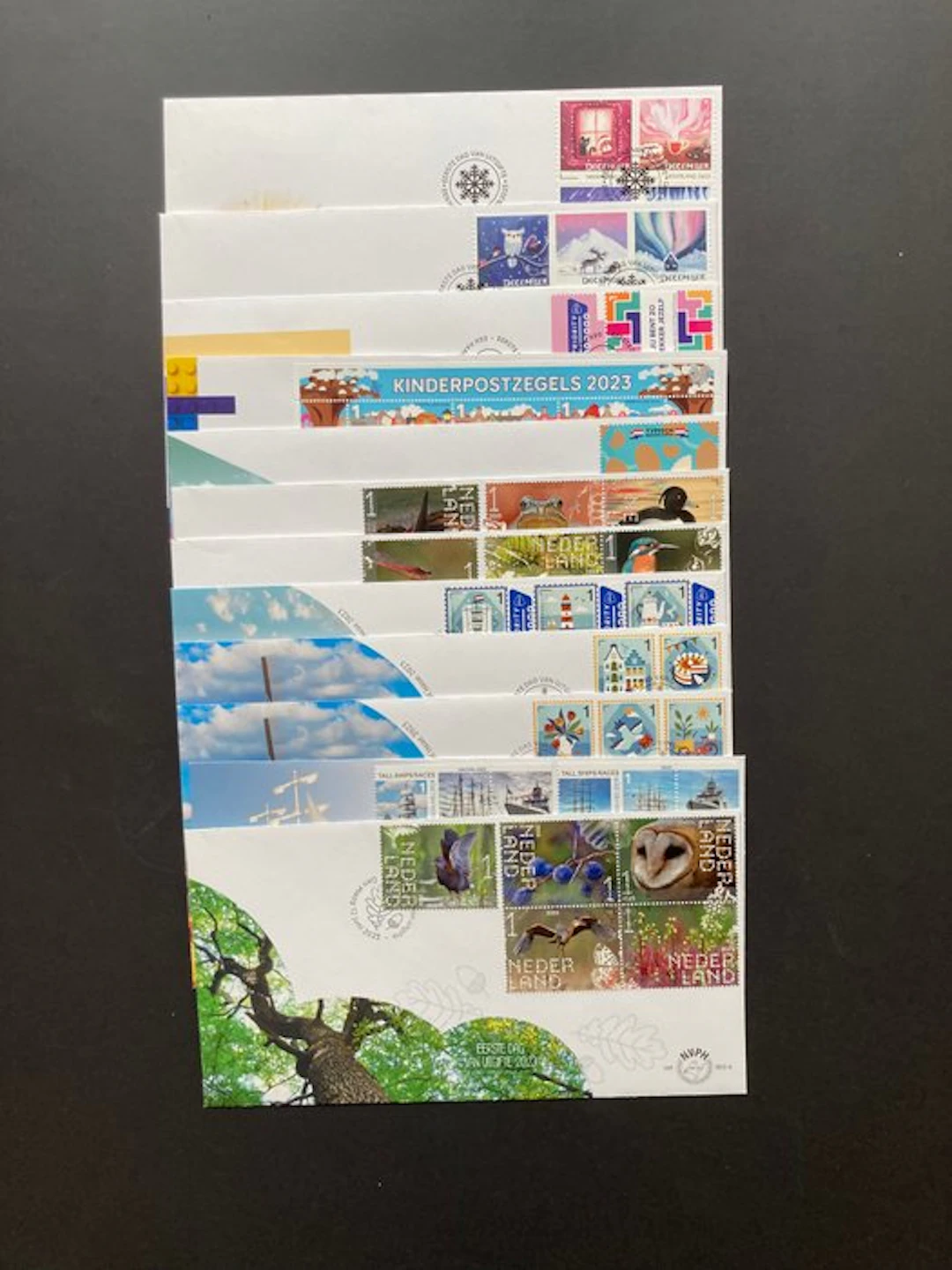 Netherlands - FDC's jaargang 2023 blanco