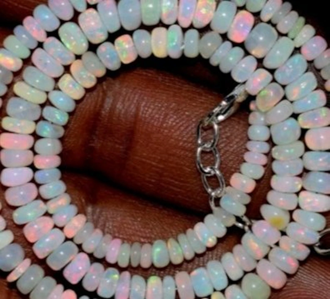 Opal Necklace AAA++ Natural Mineral- 10 g - (1)