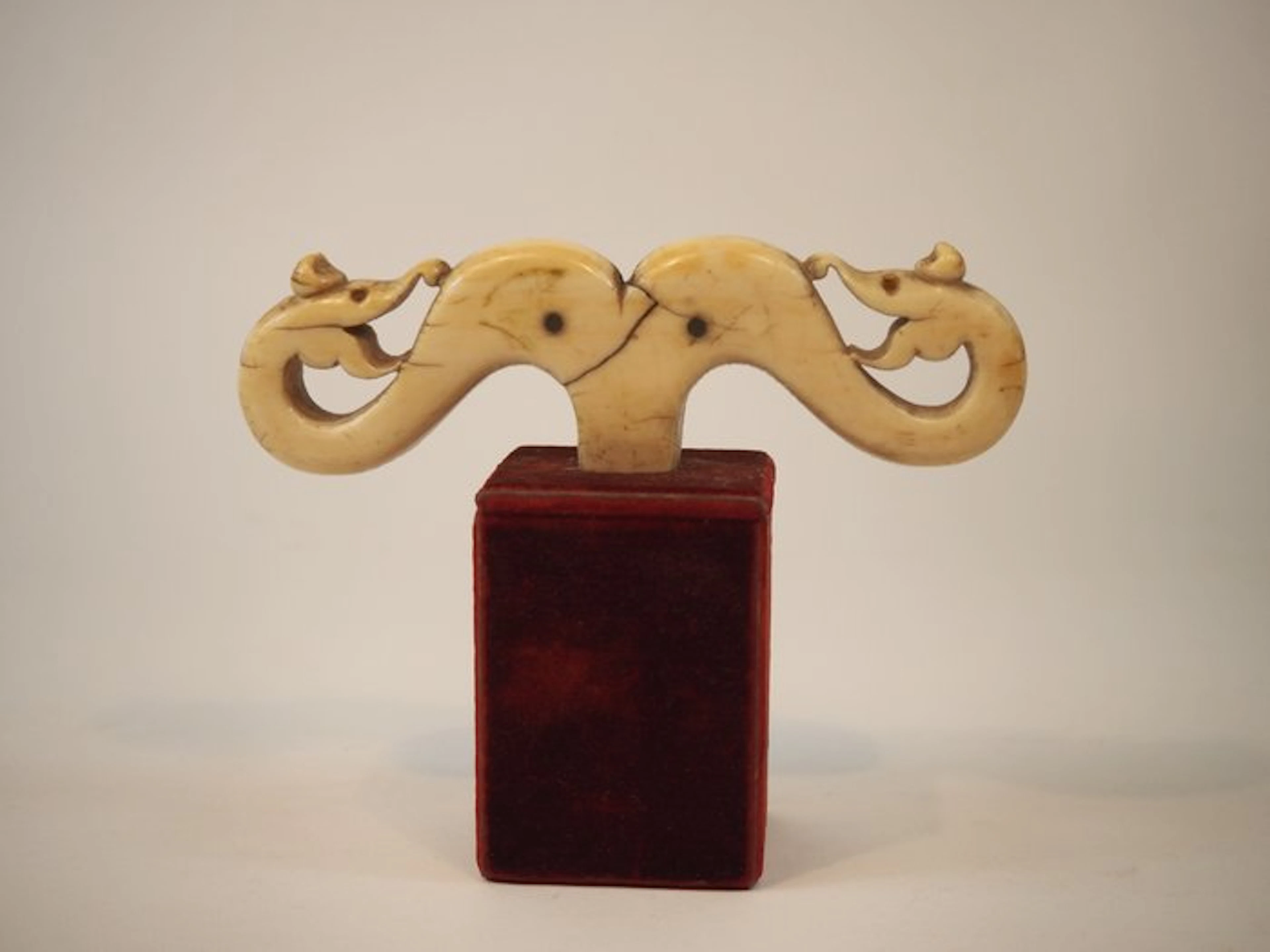 Sculpture, Eastern orthodox bishop's staff - 4.5 cm - Ivory