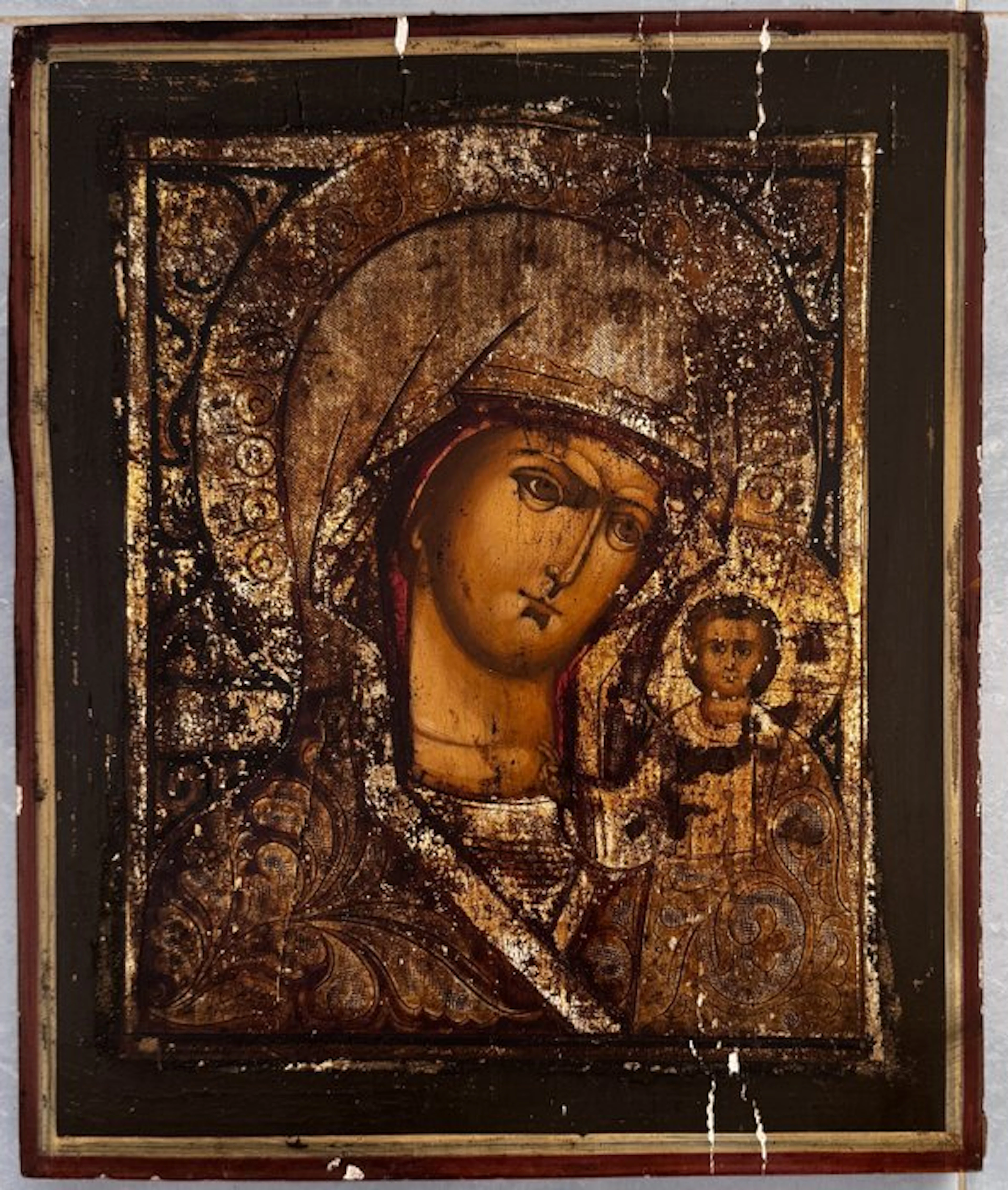 Icon - Mother of God of Kazan - Wood