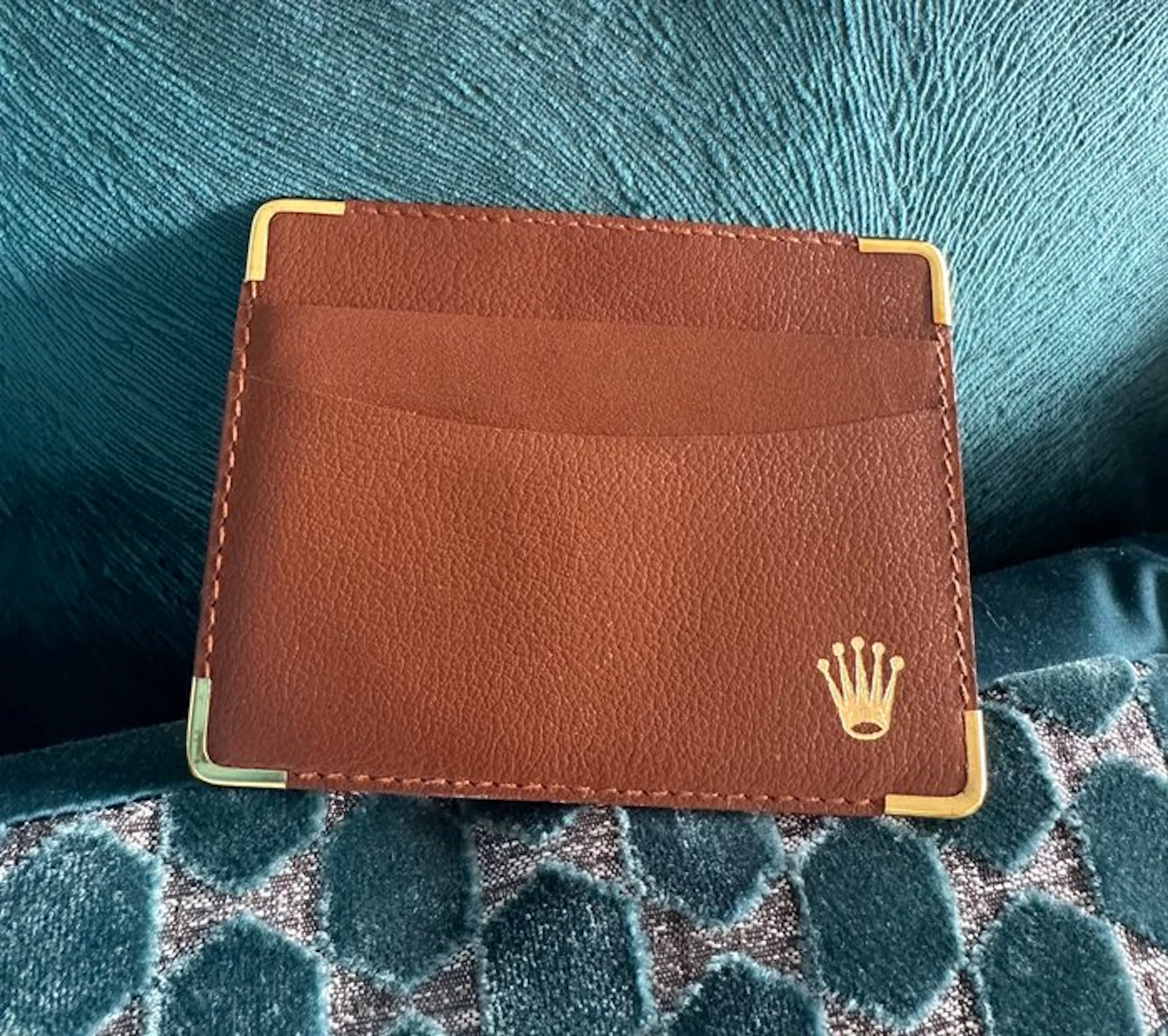 Rolex - Cognac -Brown / credit card Holder / 0101.70.05