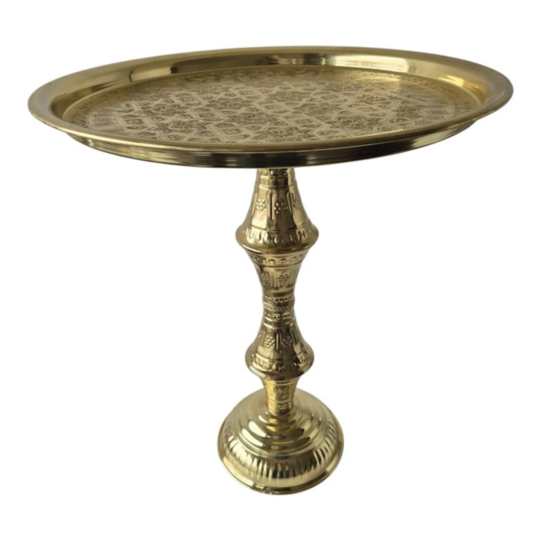 Coffee table - Brass - A Moroccan copper coffee table.