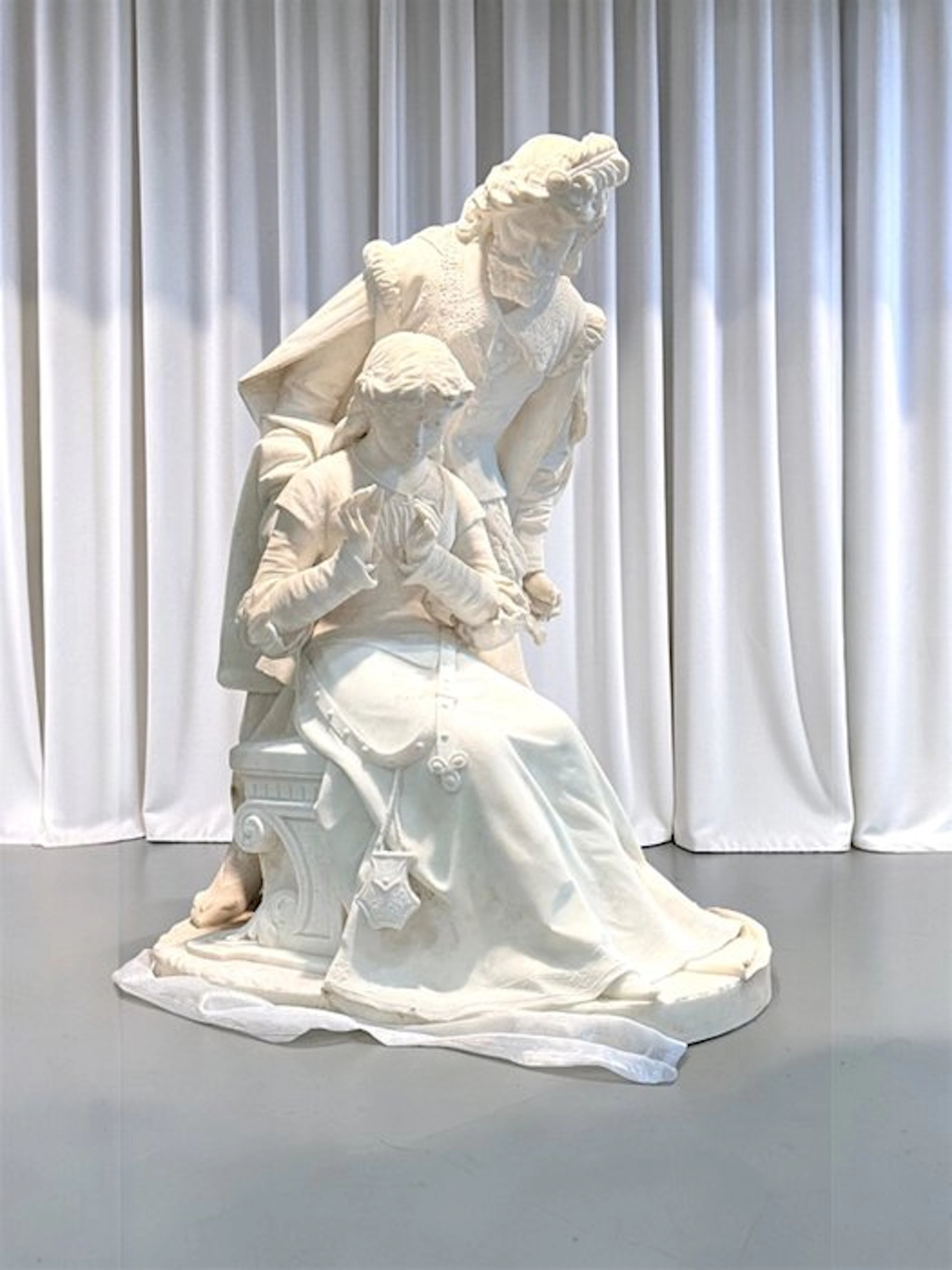 Cesare Fantacchiotti (1844-1922) Attribuita - Statue