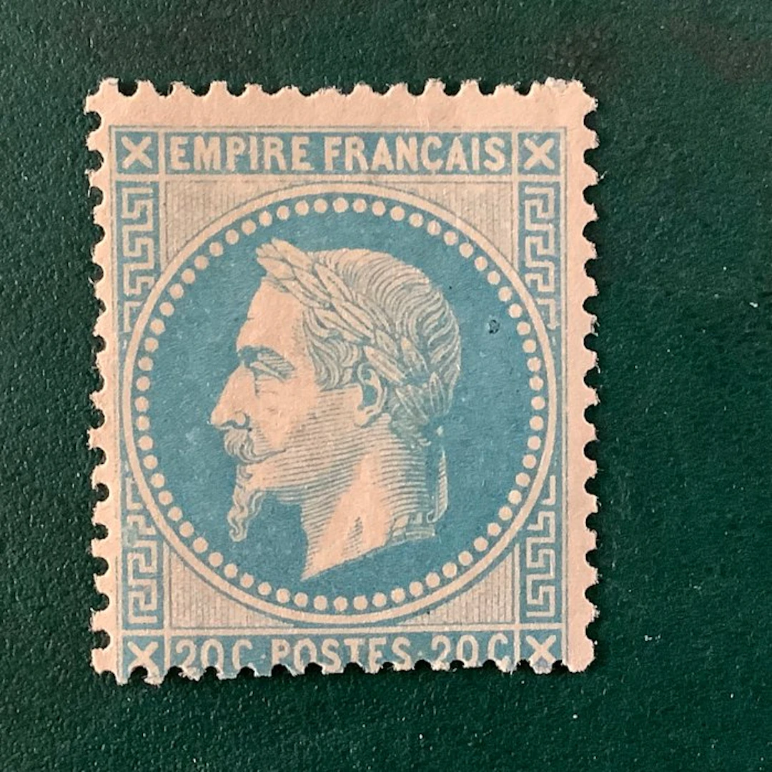 France 1867 - 20 cent Napoleon Lauree - MH - Yvert 29A