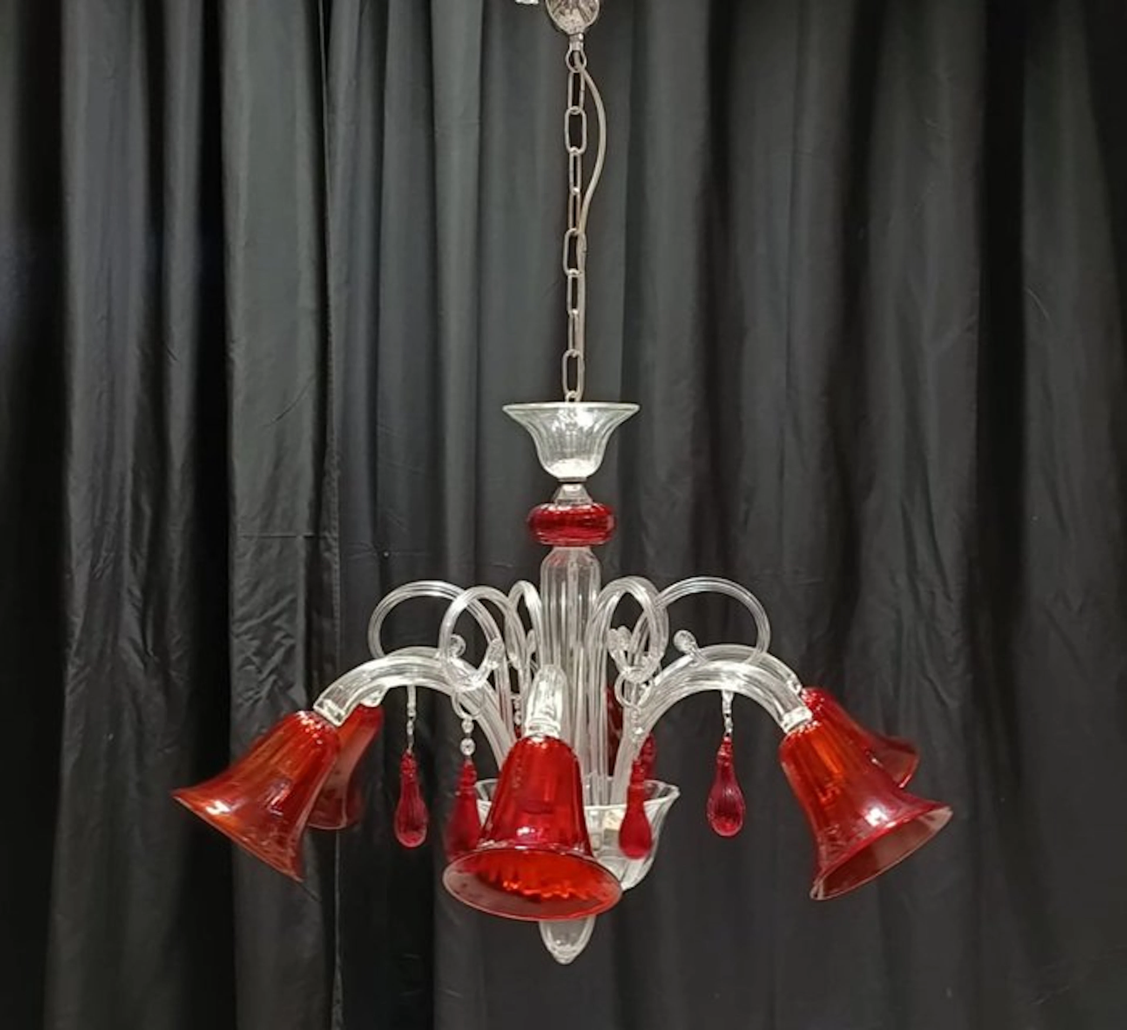 Chandelier - Amarena - Murano glass - 6 lights