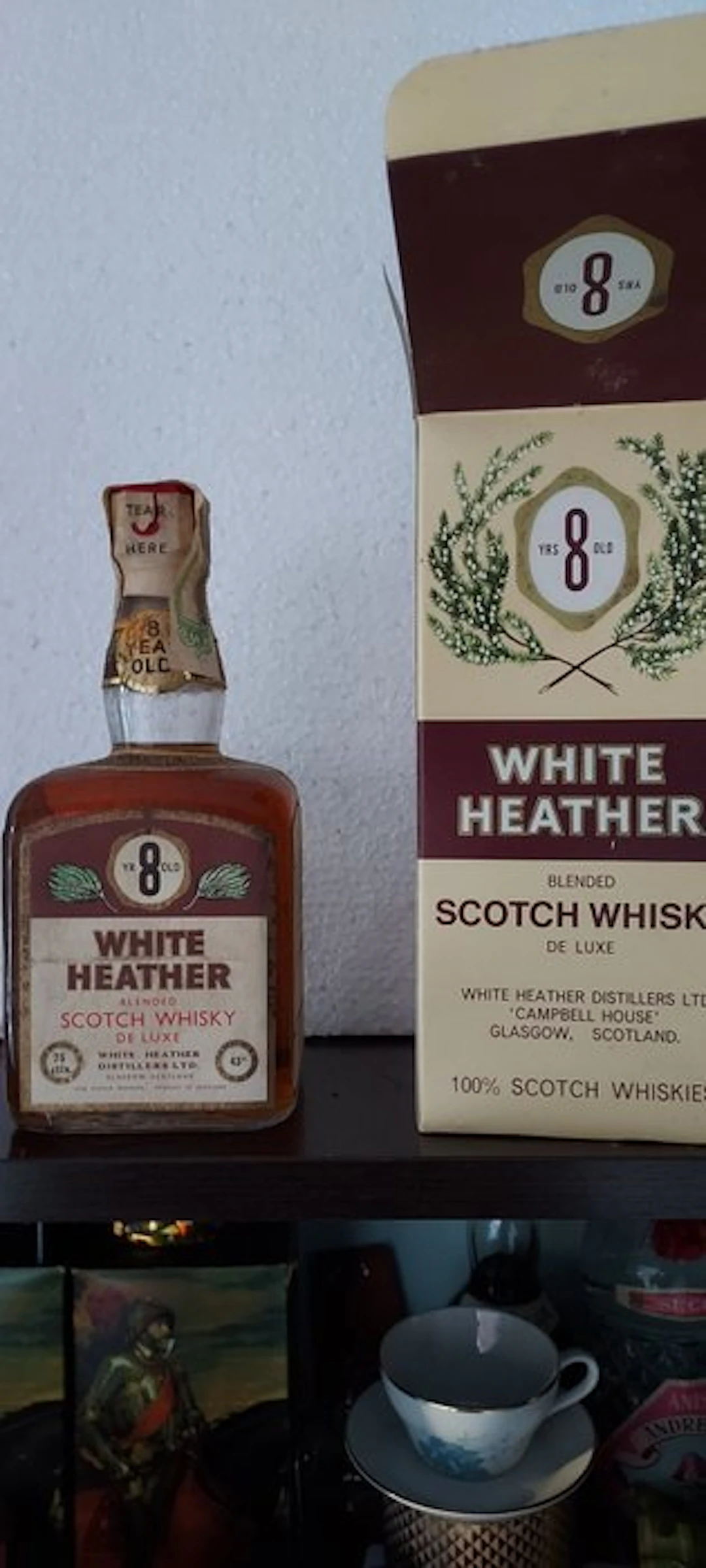 White Heather 1960 8 years old - b. 1960s - 75cl