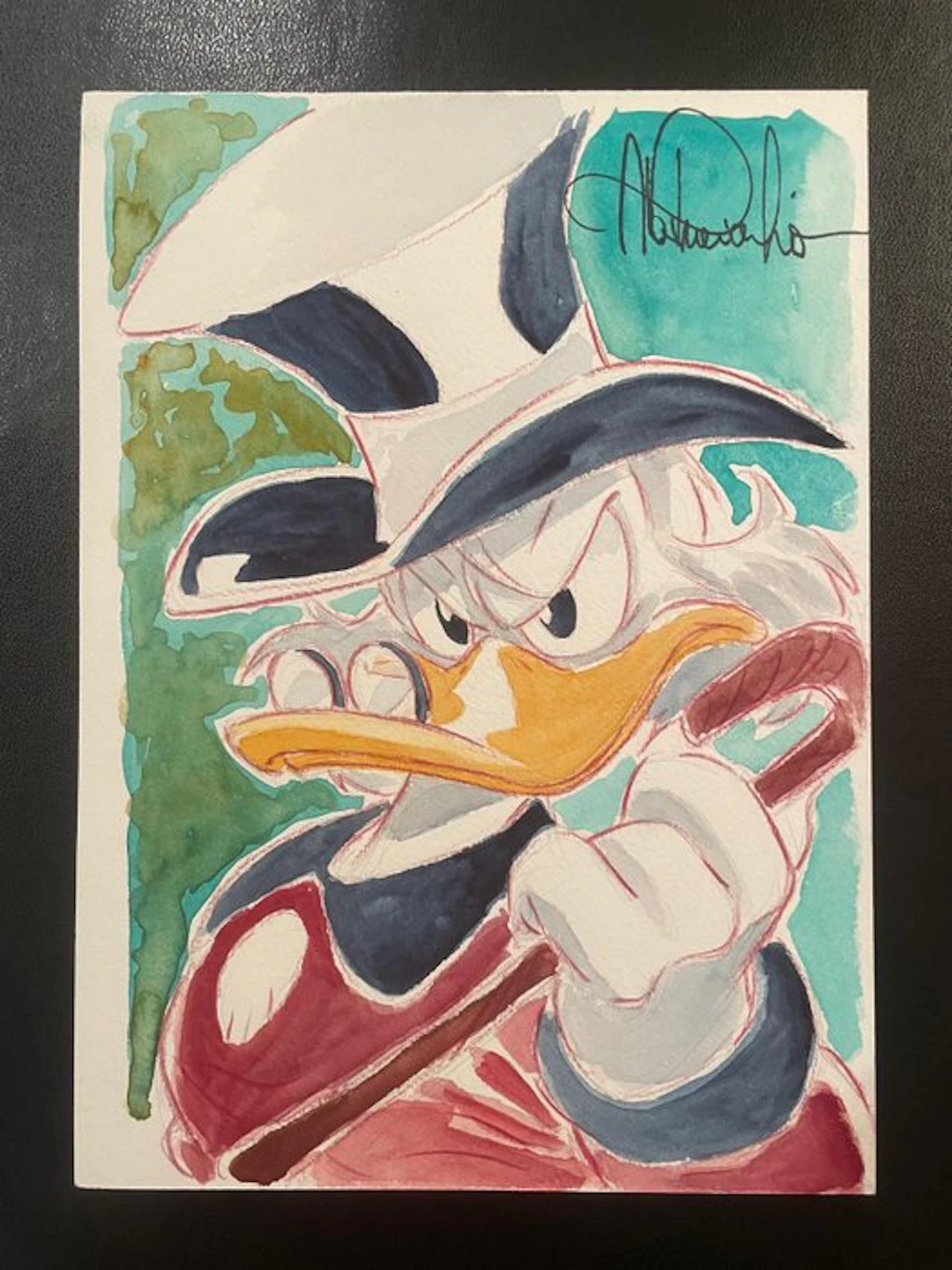 Alessandro Pastrovicchio - 1 Original colour drawing - Topolino