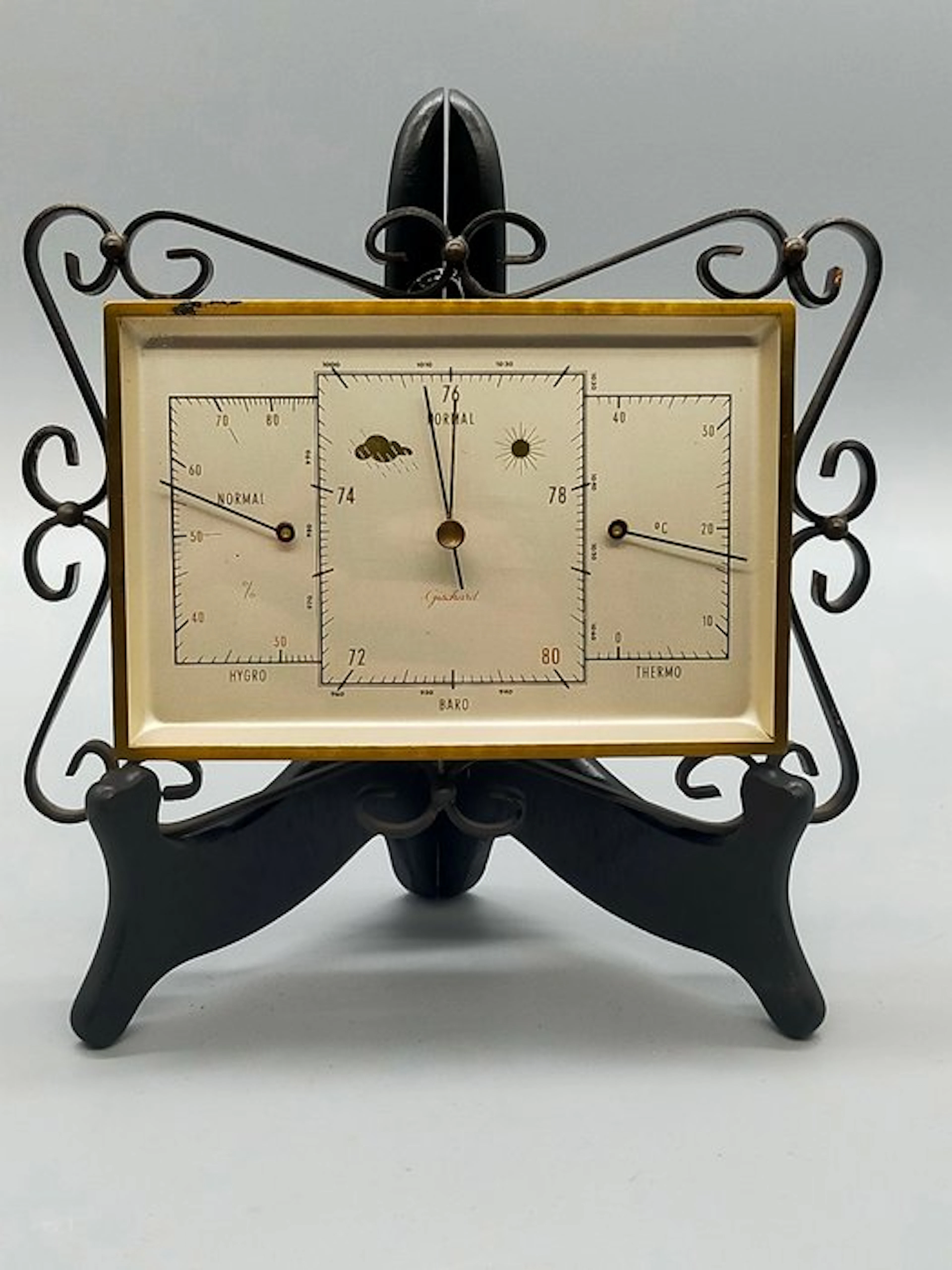 Gischard Vintage Wetterstation – Barometer Hygrometer...