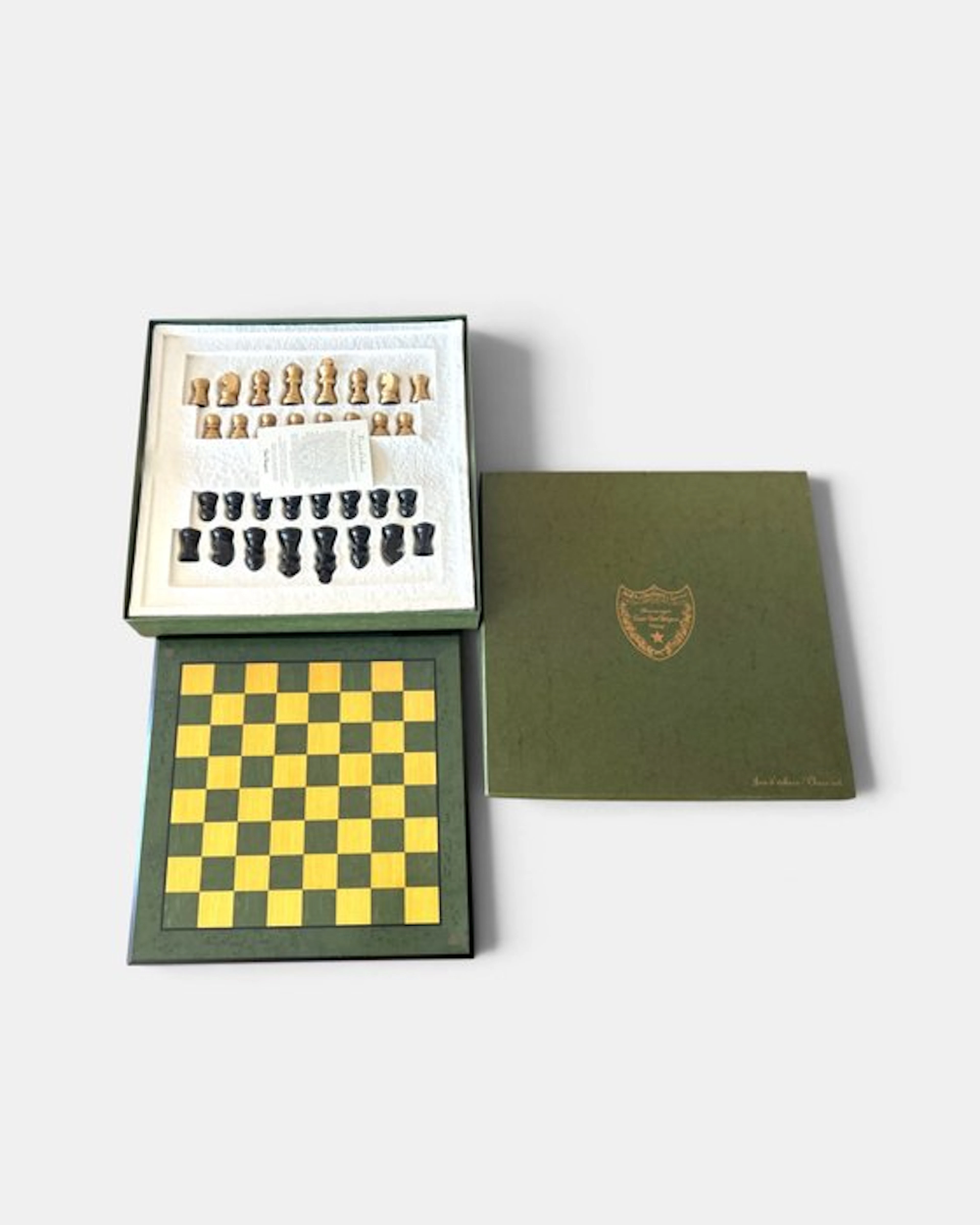 Dom Perignon - Chess set - Jeu d'echecs Dom Perignom - Wood