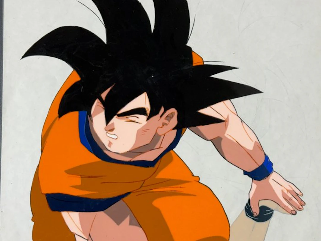 Toei Animation - 2 Original animation cel and drawing of...