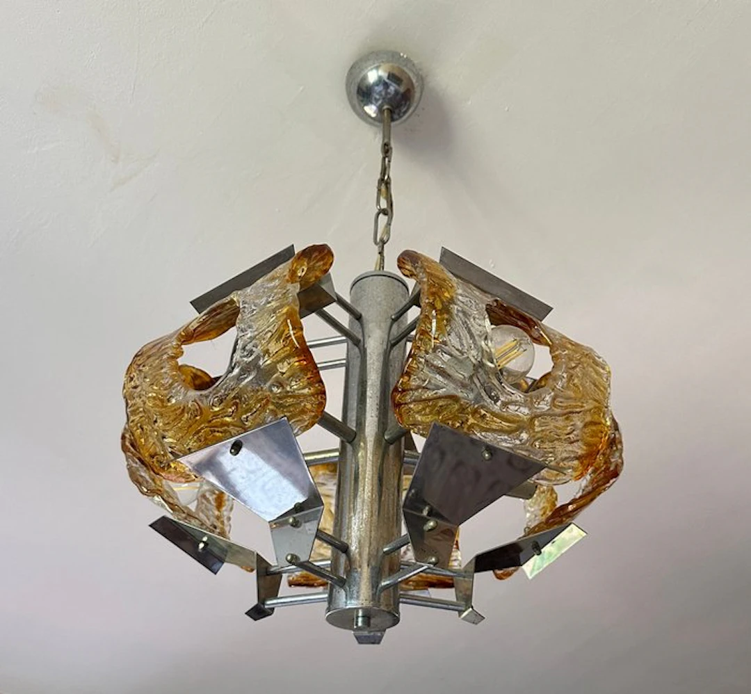 In the style o Mezzega - Chandelier - Murano glass