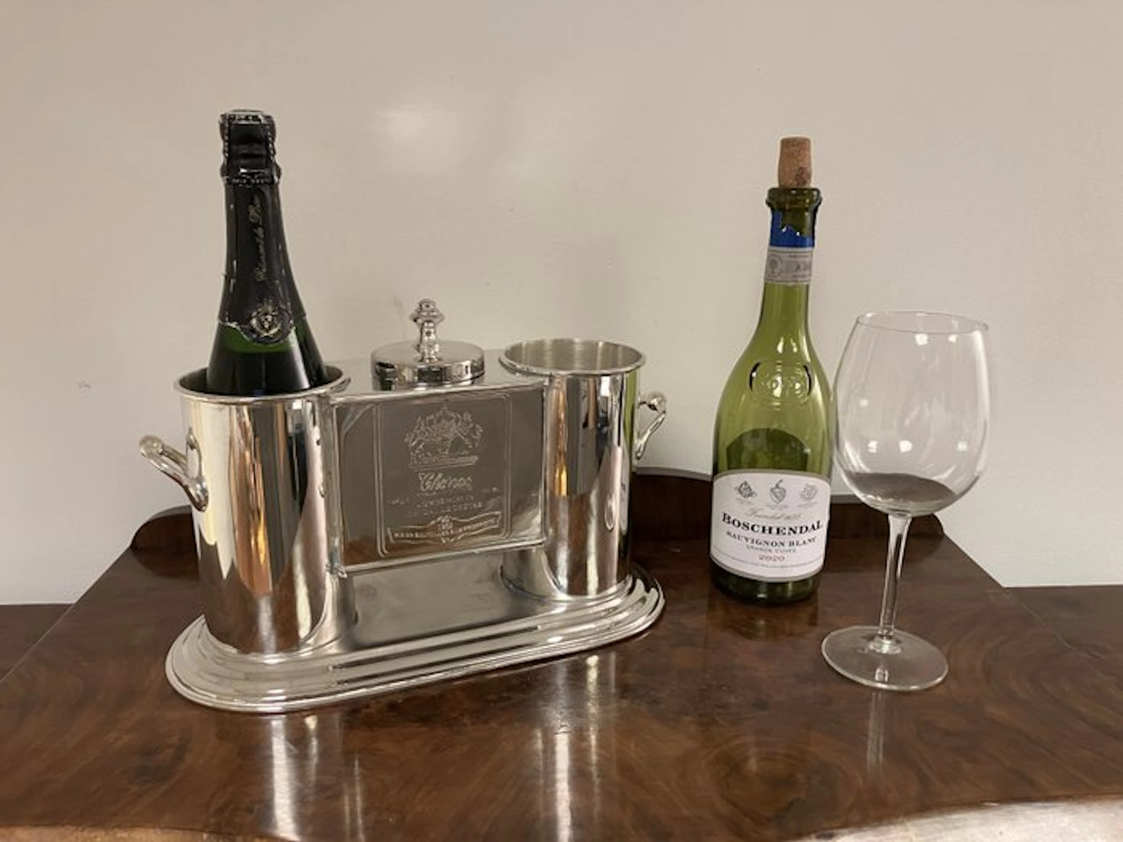 Wine cooler - Wine Cooler for two bottles with...