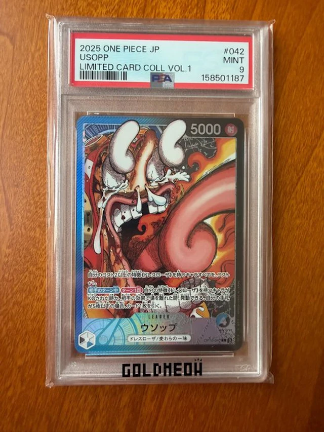 Bandai - 1 Graded card - One Piece - Usopp 042 Limited edition, Foil - PSA 9
