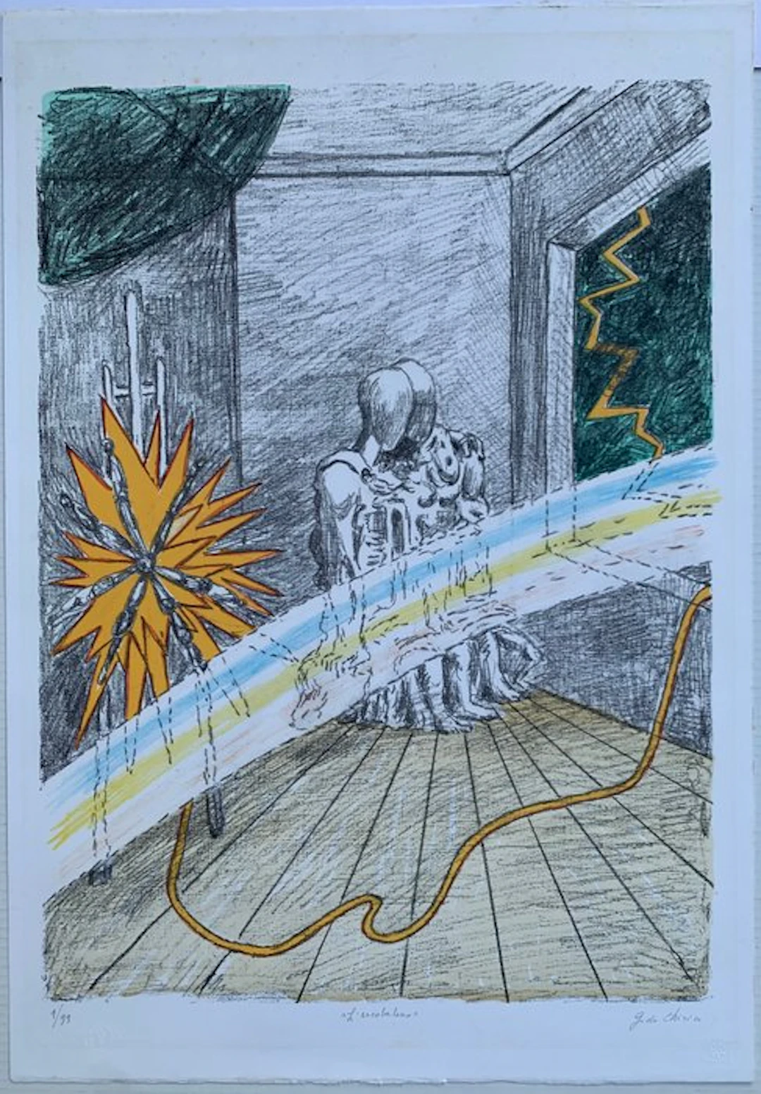 Giorgio De Chirico (1888-1978) - L’arcobaleno