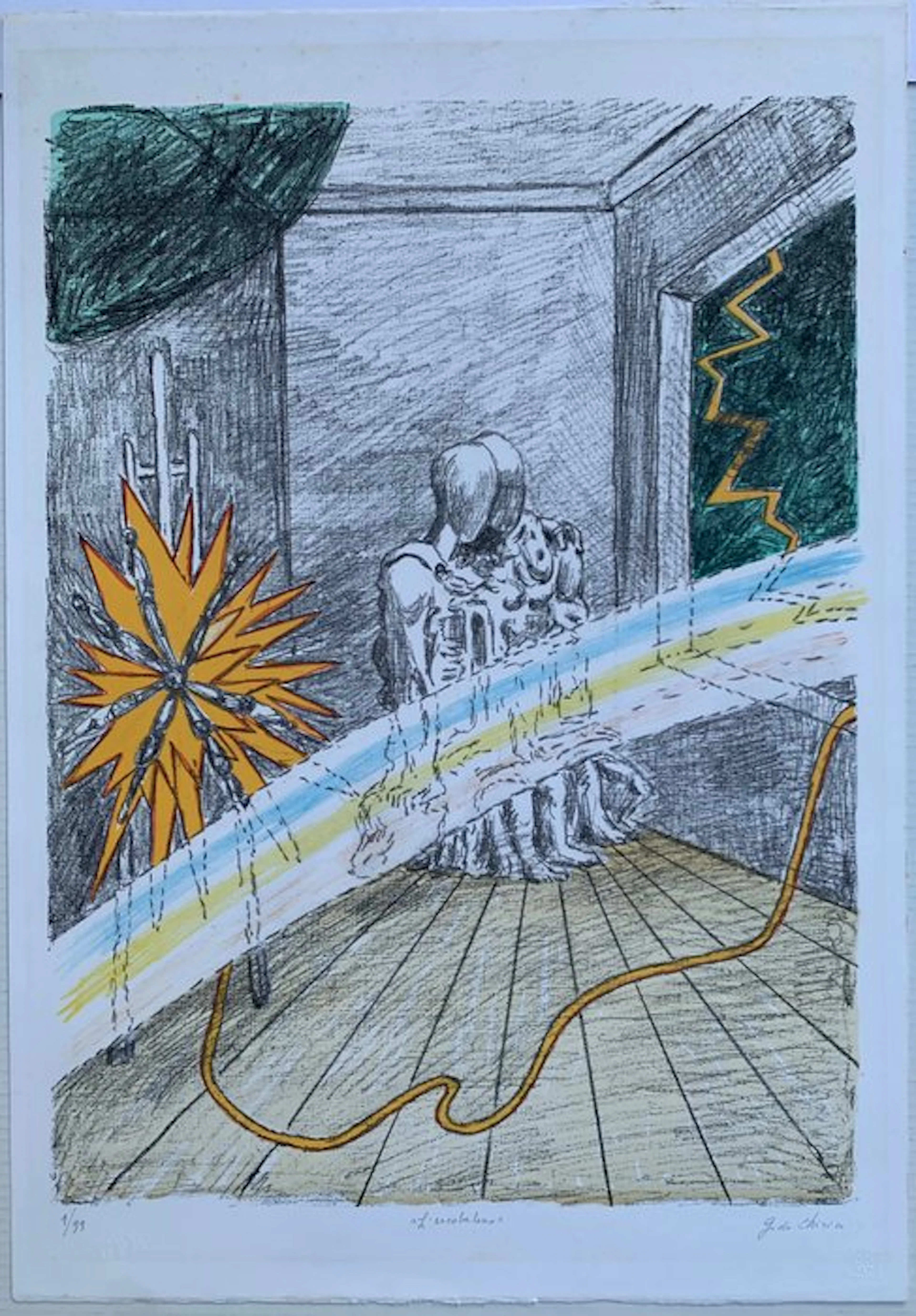 Giorgio De Chirico (1888-1978) - L’arcobaleno
