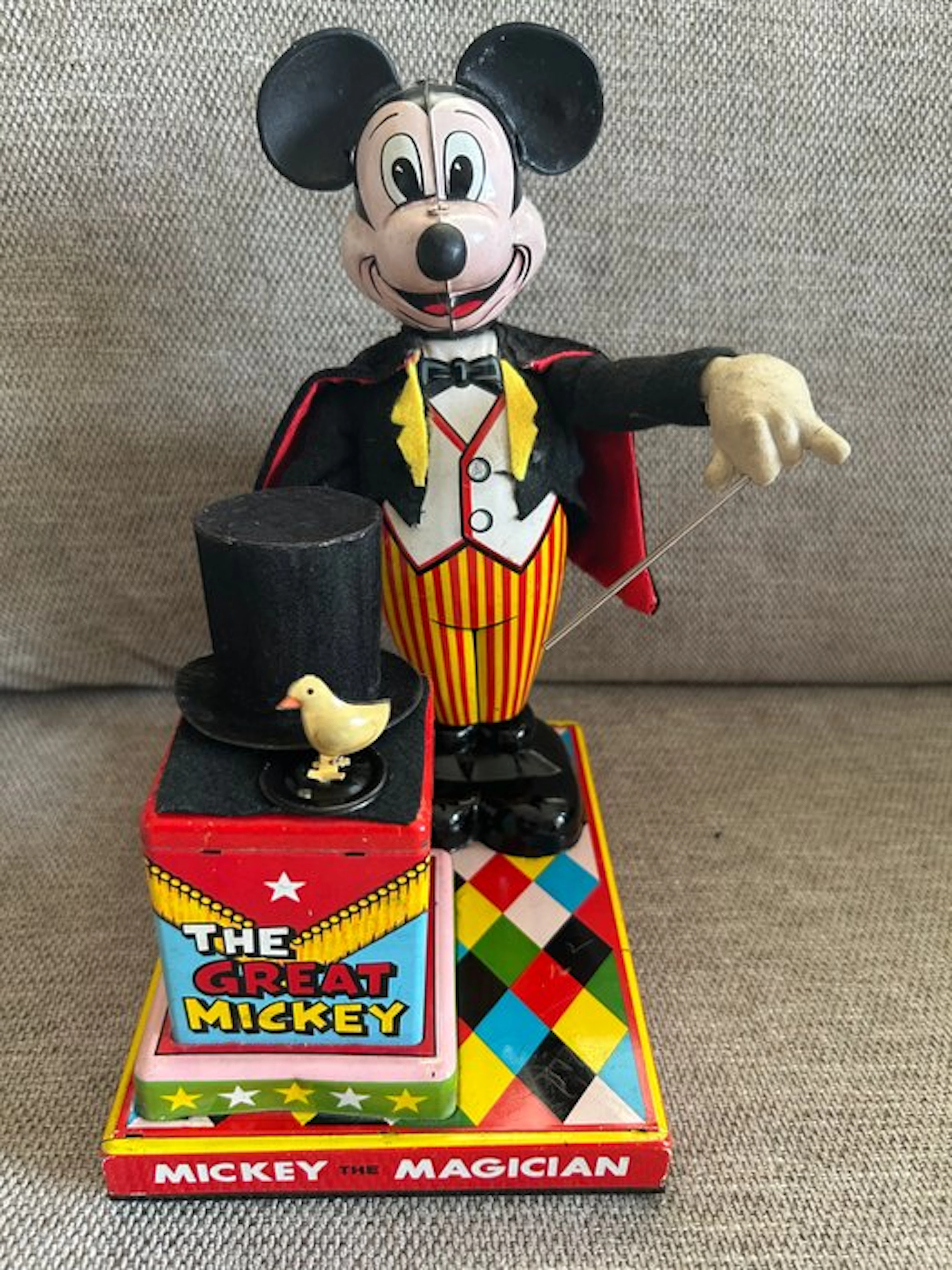 Linemar - Tin toy - Mickey the Magician - Disney The...