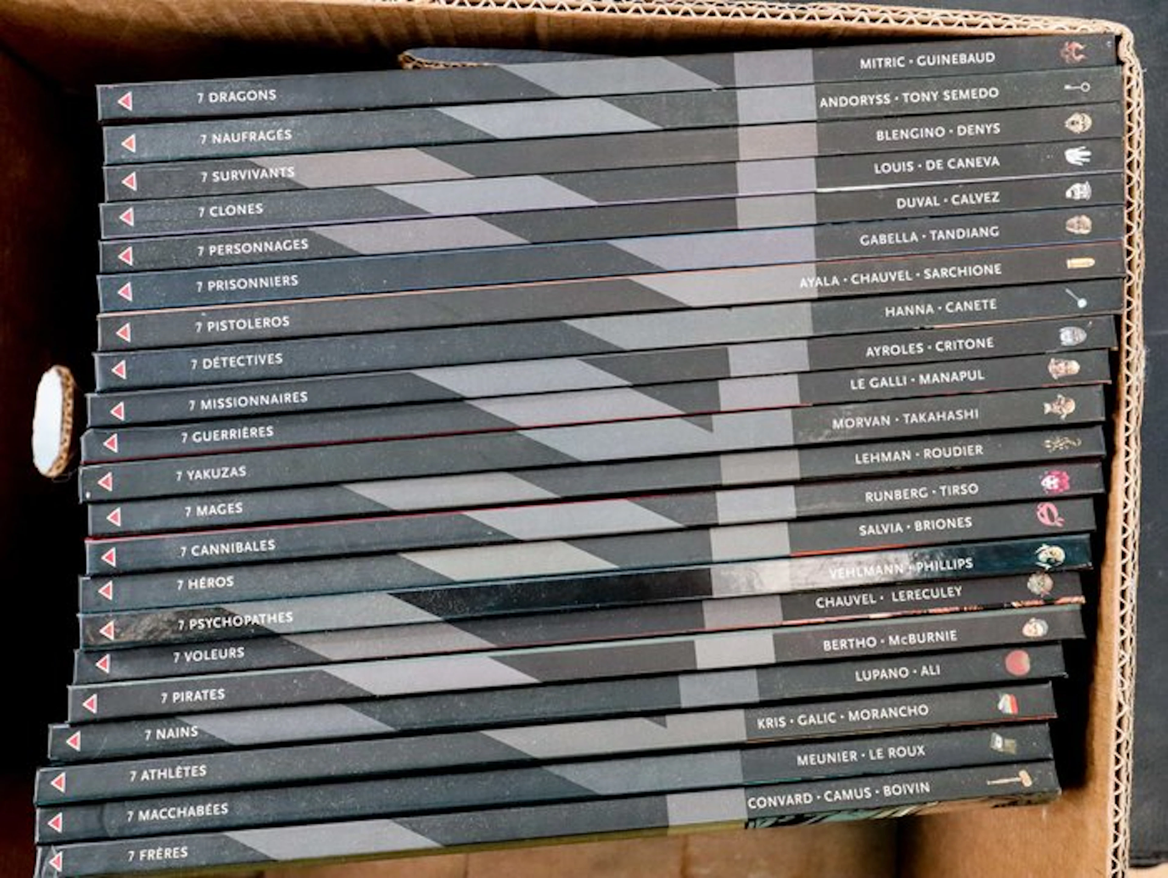 Sept T1 à T21 - Série complète - 21x C - EO/Ré - 21 Album - 2007/2017