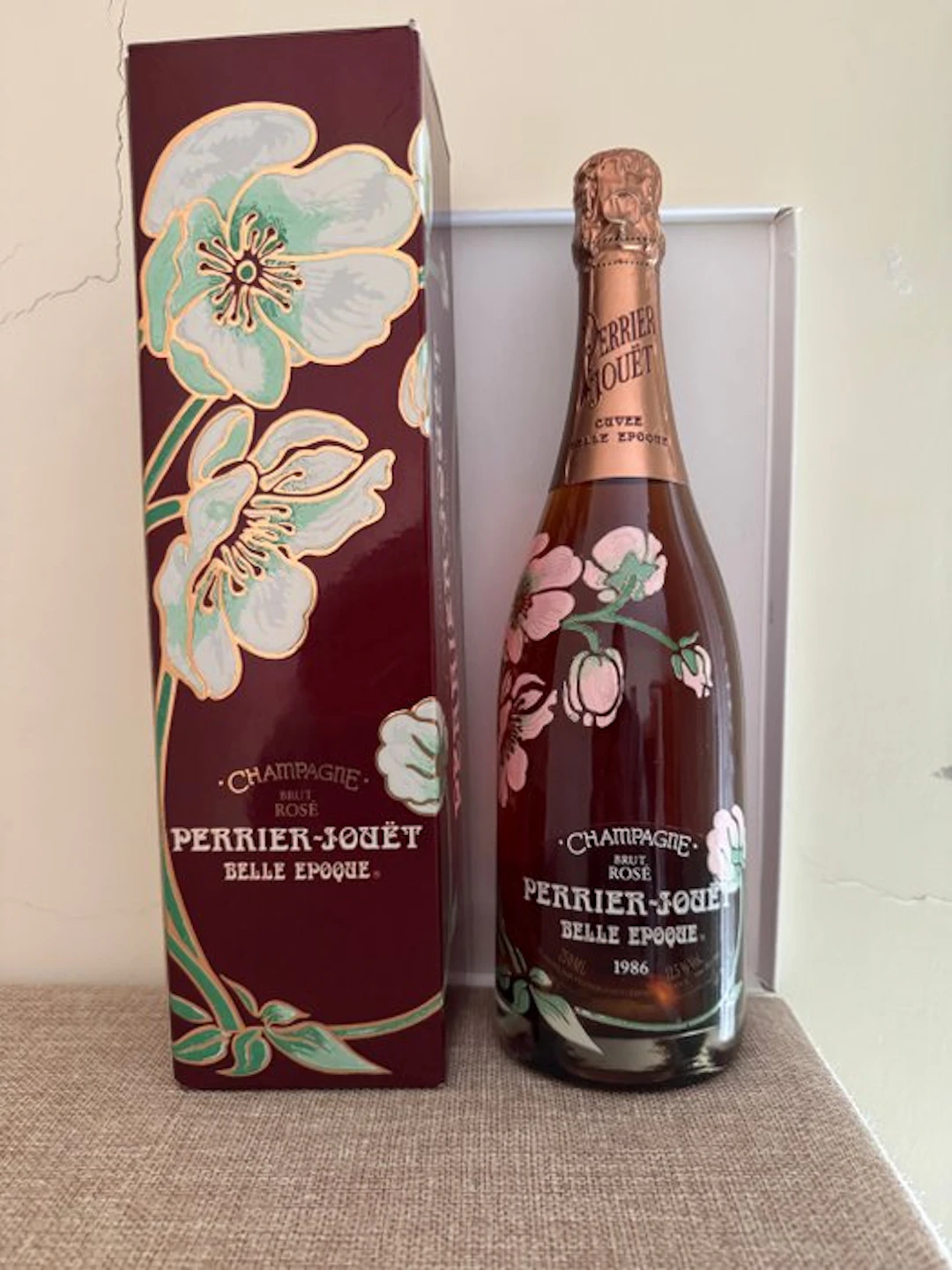 1986 Perrier-Jouët, Belle epoque rose - Champagne Rosé - 1 Bottle (0.75L)