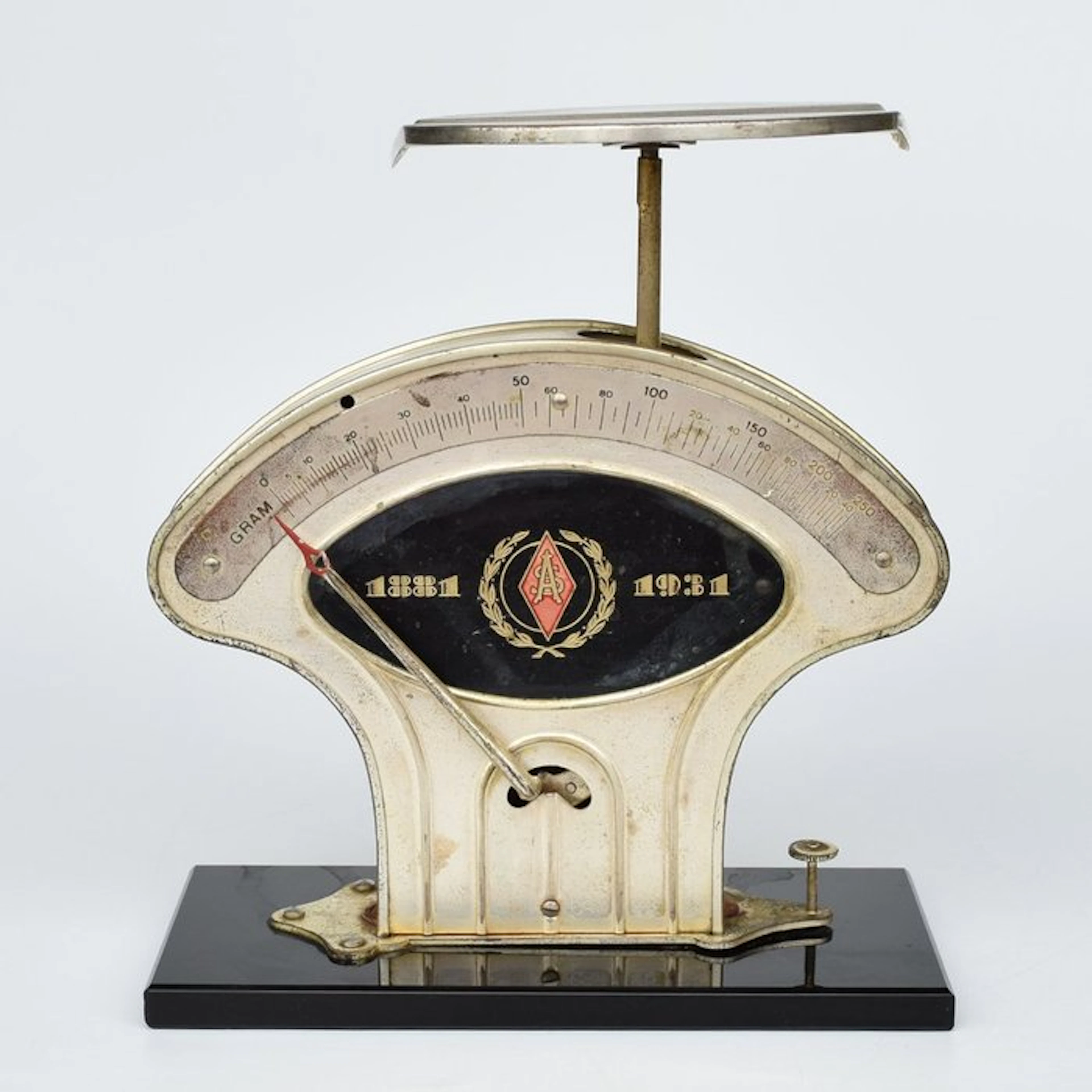Ph. J. Maul - Balance or scale - Brass, Metal - Rictus Art Deco