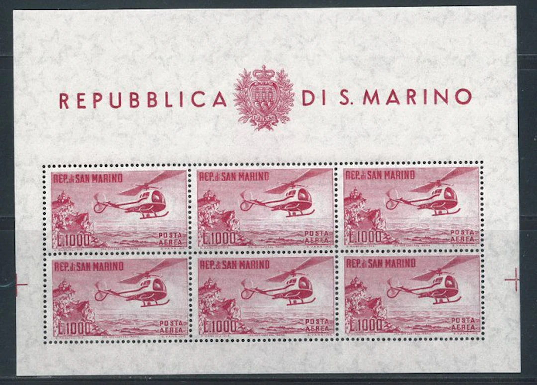 San Marino - Helicopter, B.F. No. 22