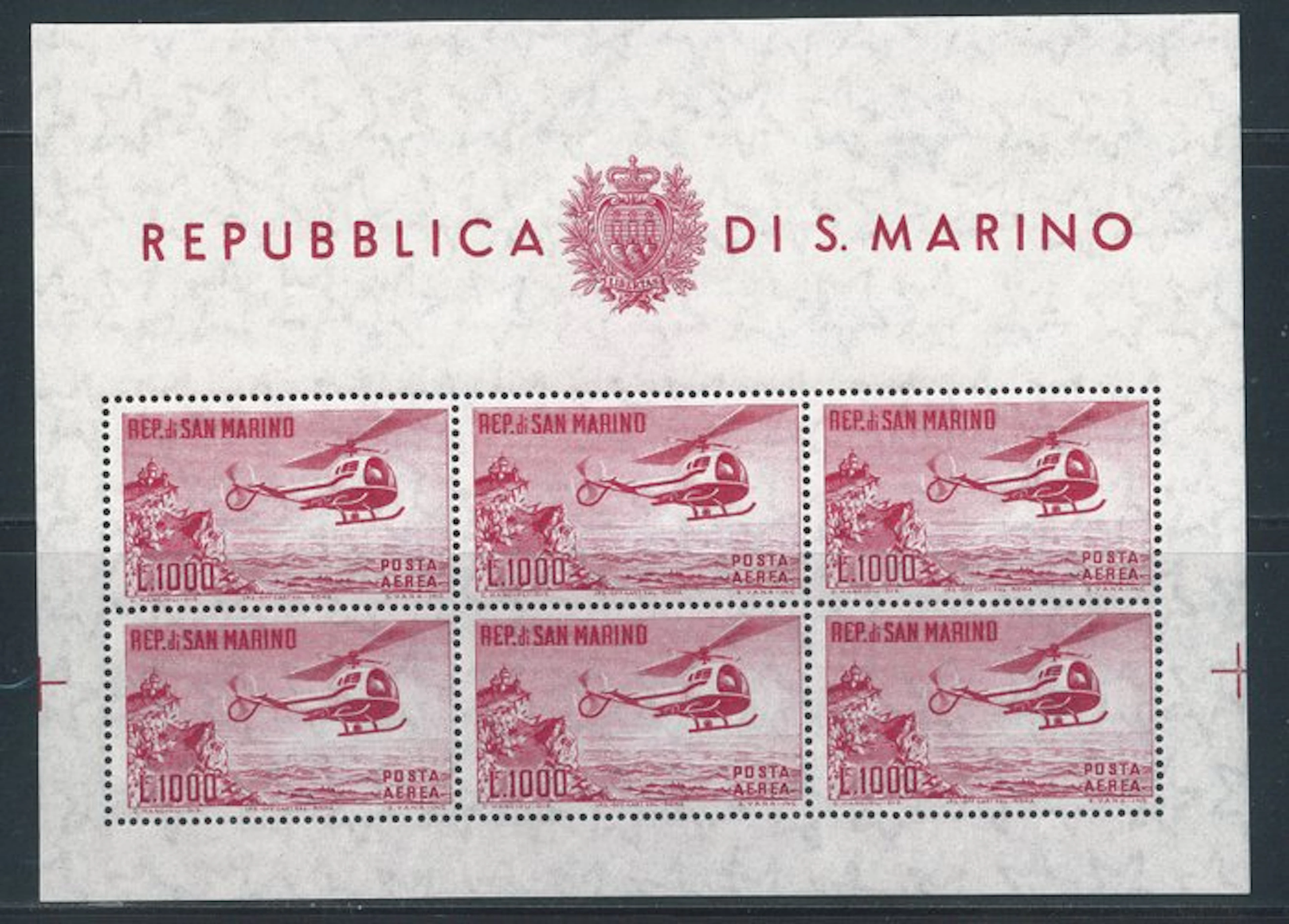 San Marino - Helicopter, B.F. No. 22