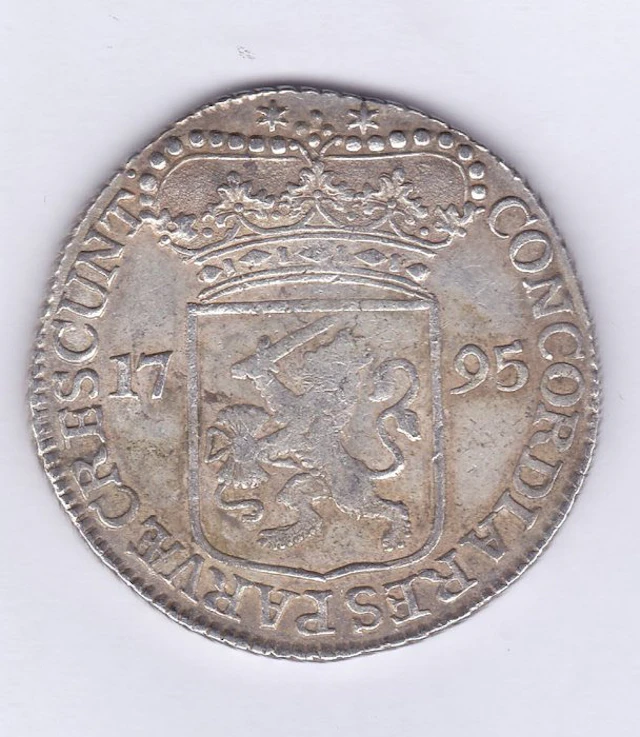 Dutch, Batavian Republic. Zilveren dukaat 1795 Zeeland