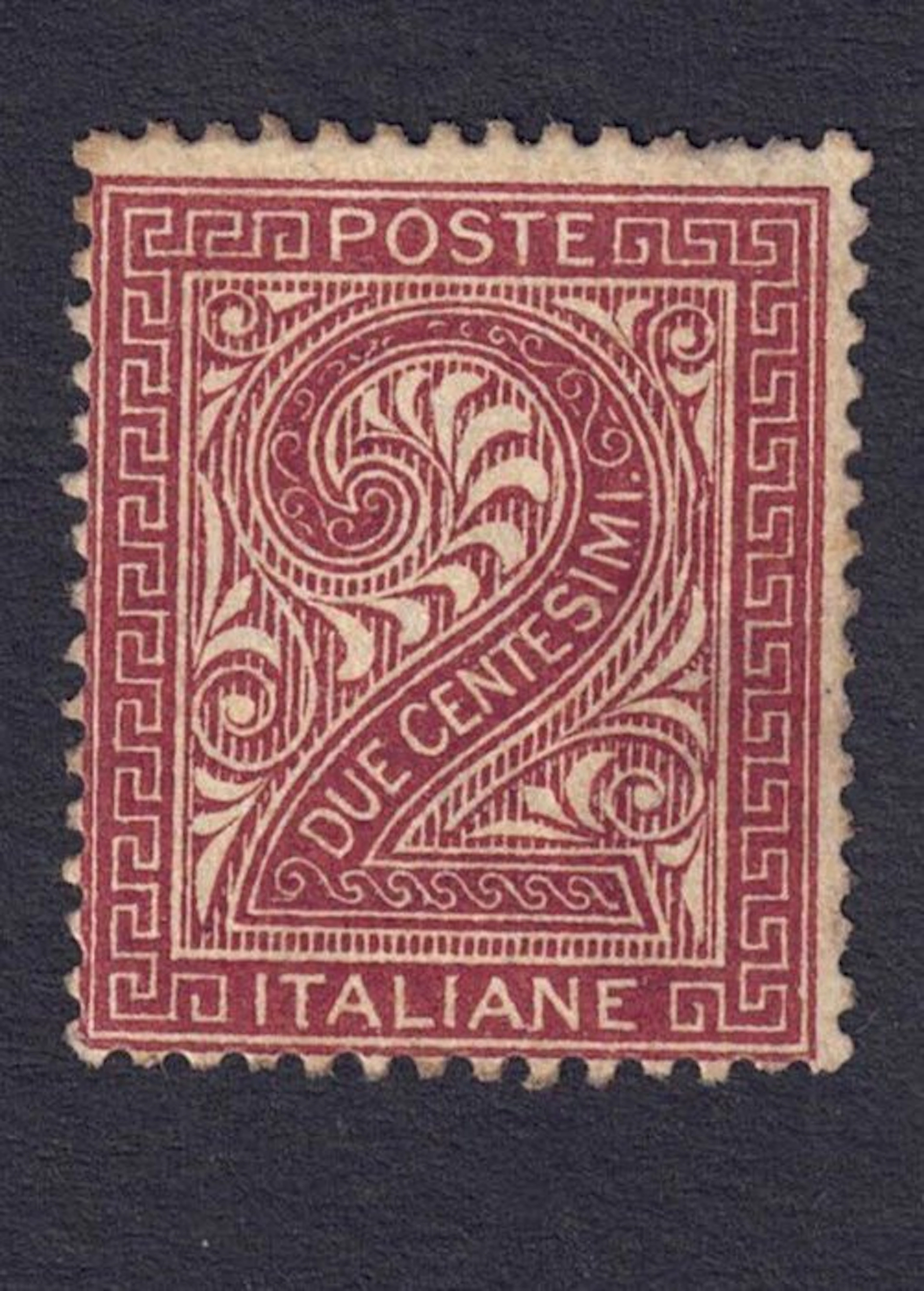 Italy Kingdom 1863 - De La Rue London print run - Sassone