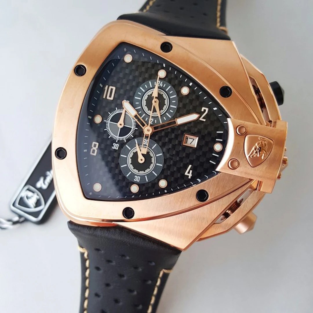 Lamborghini - SPYDER - Gold - Chronograph - Strong - New - Men - 2025