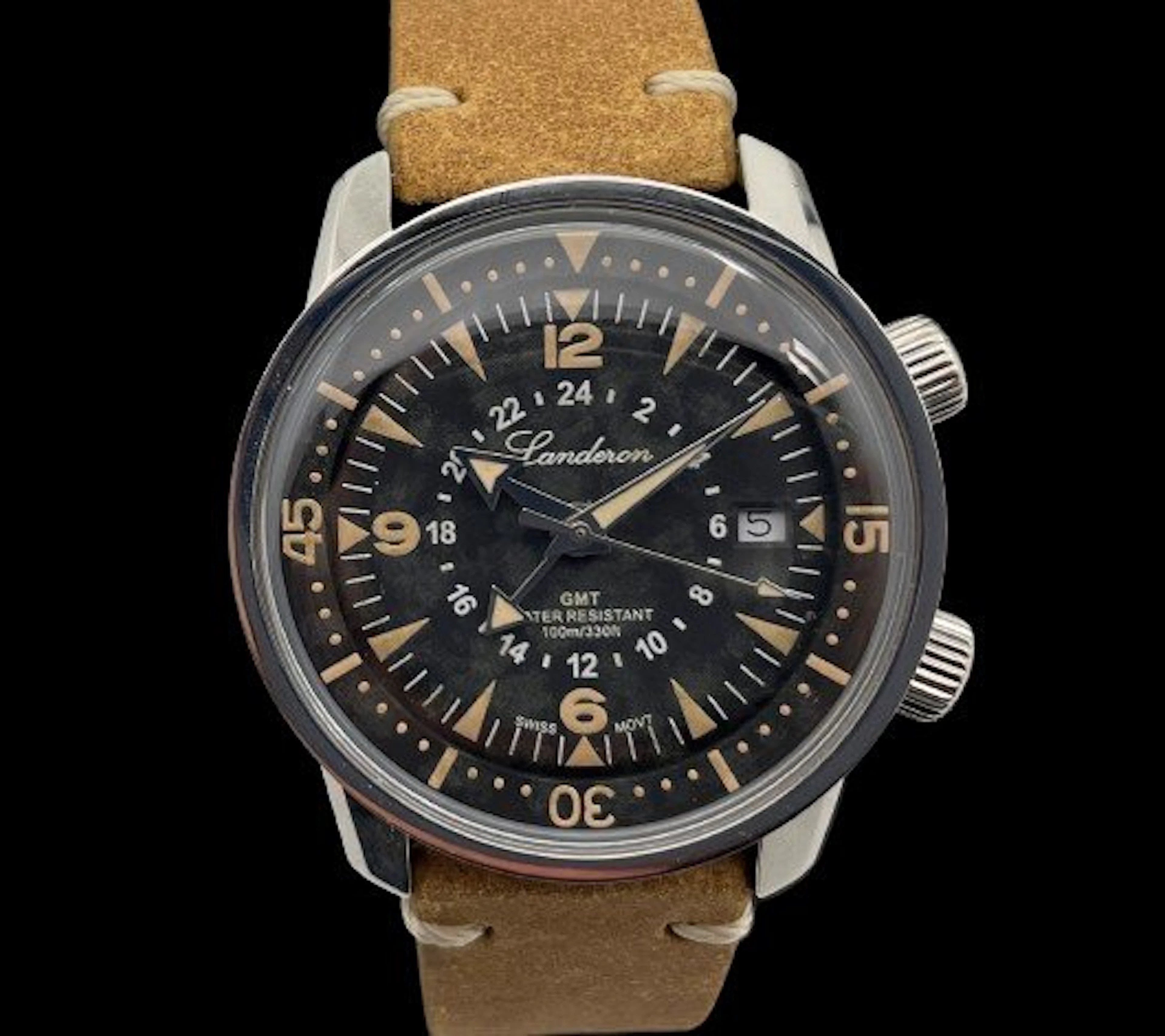 Landeron Compresor GMT Vintage - Men - 2020-2025