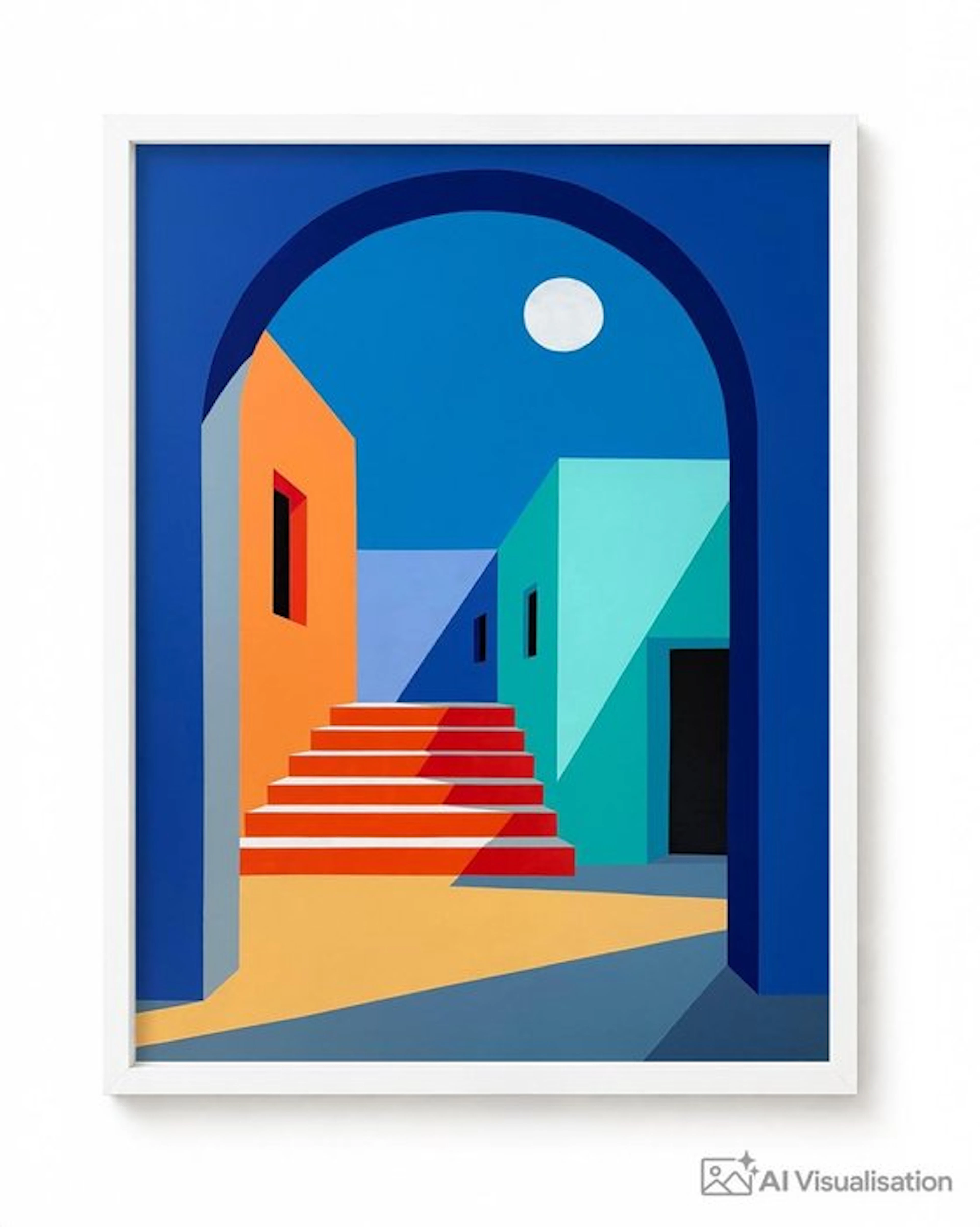 Nelson F. León - "Bajo el arco azul" XL