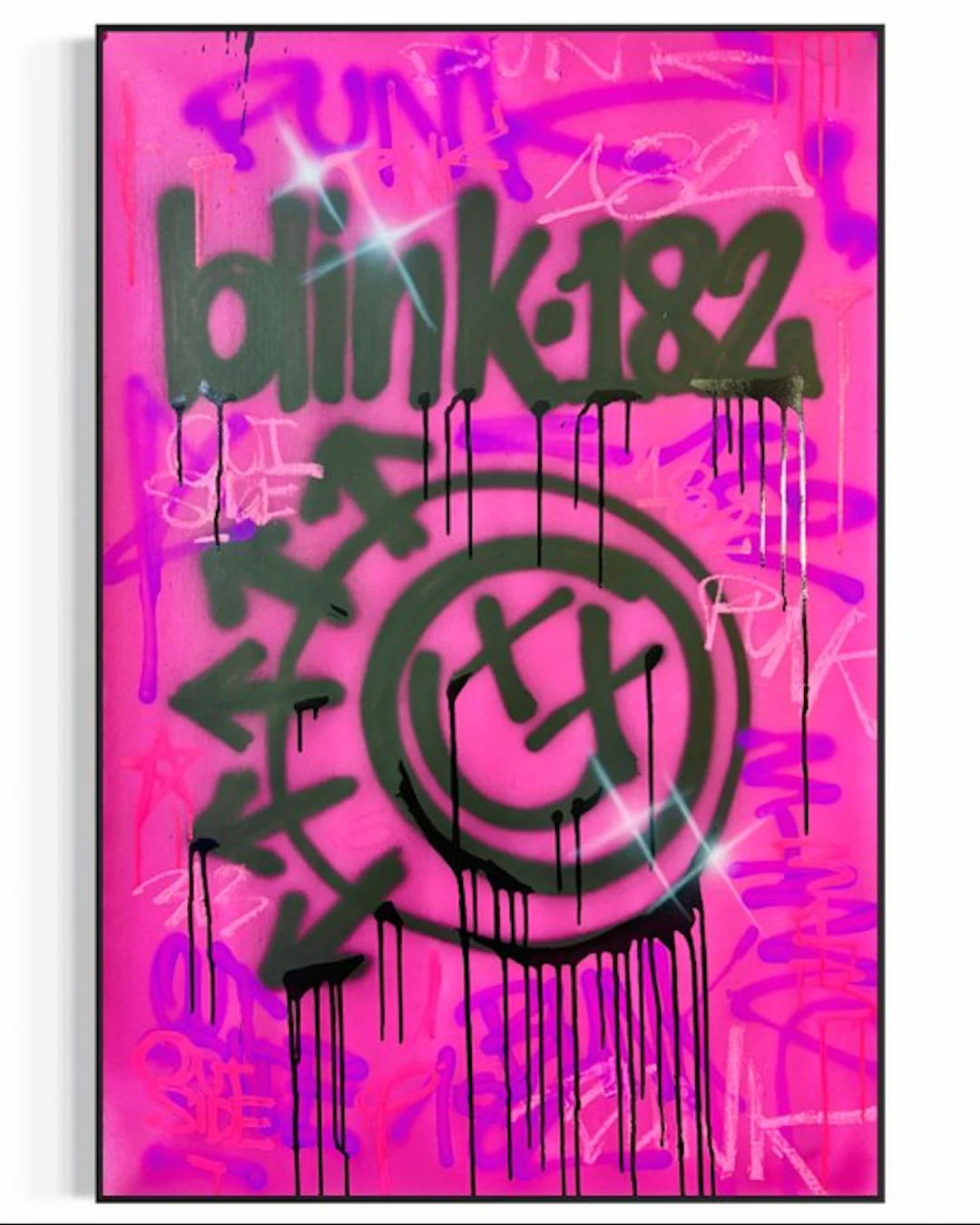 Outside313 - Blink 182 graffiti logo