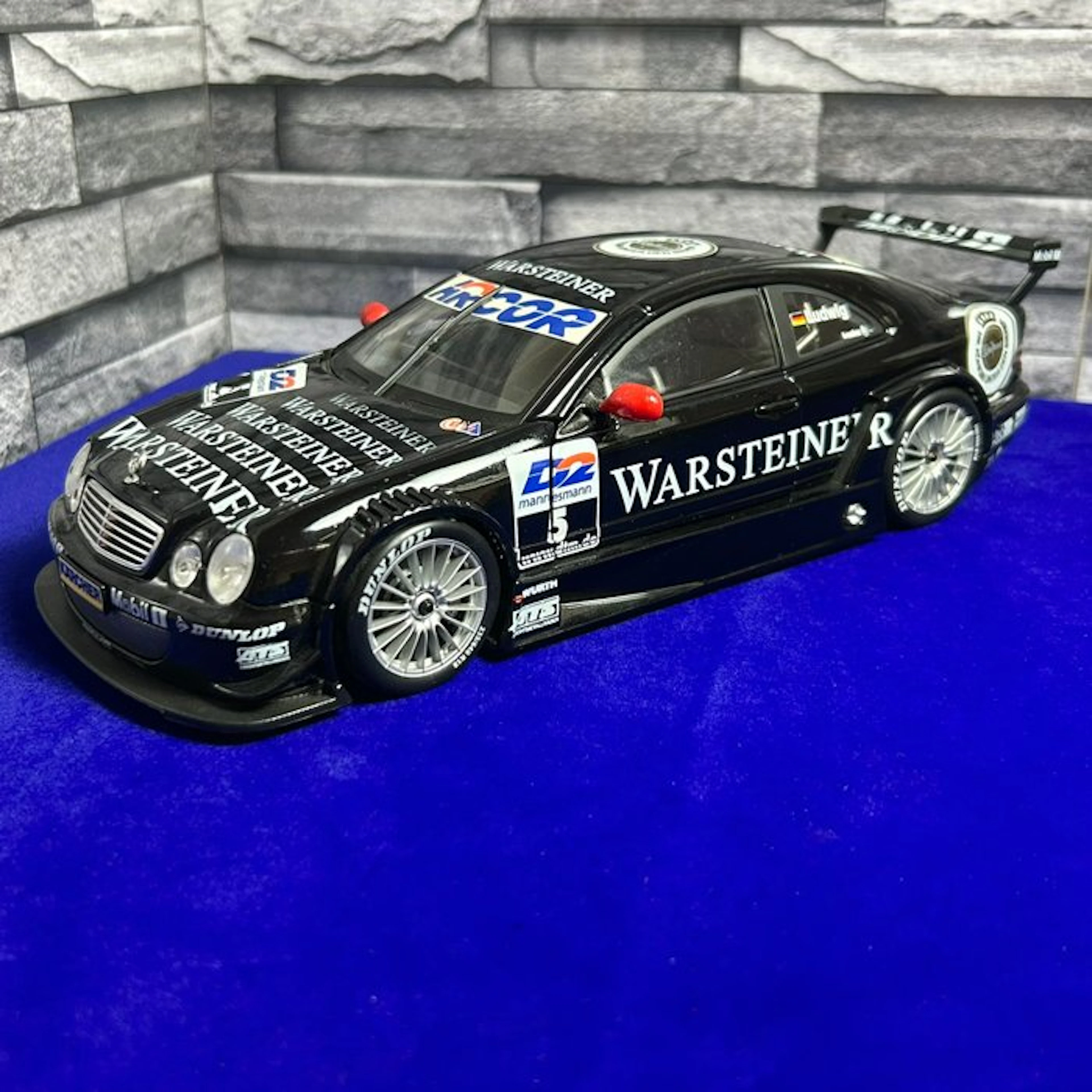 1:18 - Model race car - Maisto 1:18 Mercedes-Benz CLK AMG...