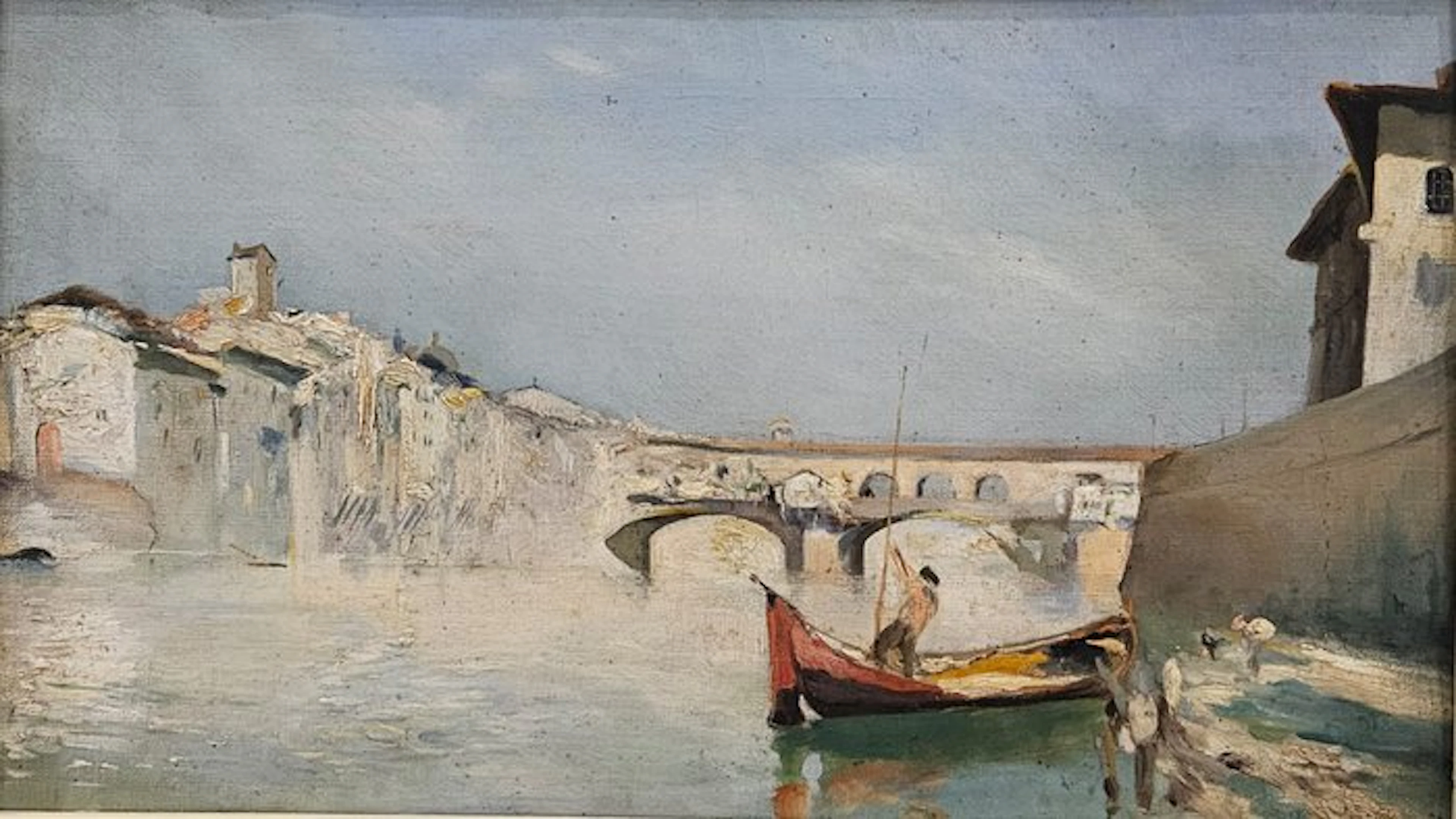Escuela Impresionista Italiana (XIX) - Vista de Venecia