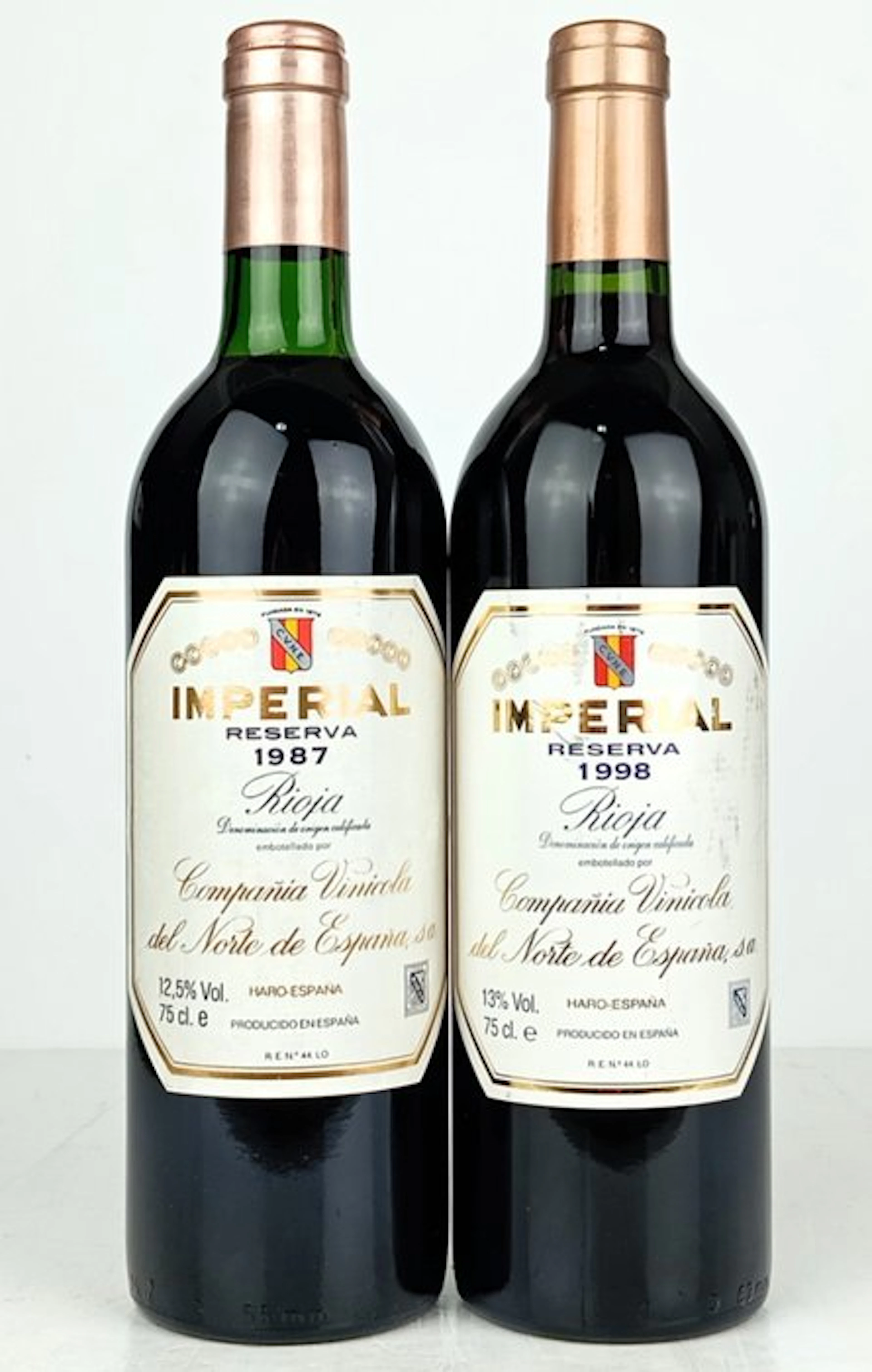 1987 CVNE Imperial 1998 - Rioja Reserva - 2 Bottles (0.75L)