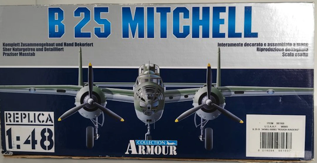 Armour 1:48 - War plane - B-25 D Mitchell 'Hell's Fire'...