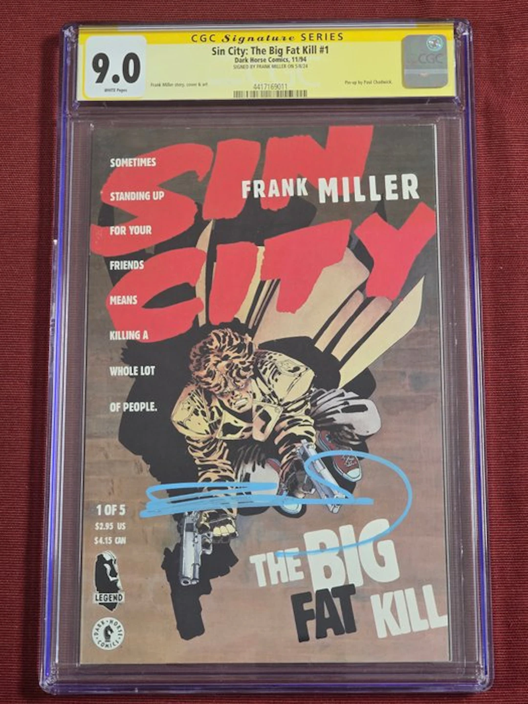 Sin City: The Big Fat Kill #1 - Signed by Frank Miller...